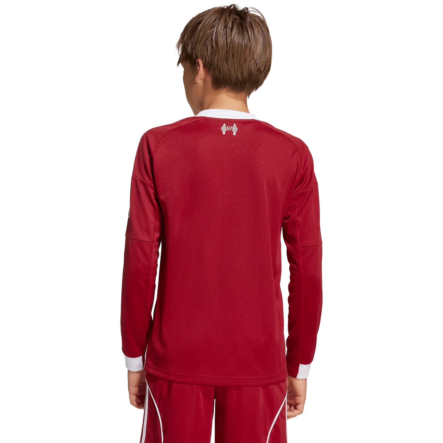 adidas Liverpool FC 2025-26 Youth Home Long Sleeve Stadium Jersey - Image 4