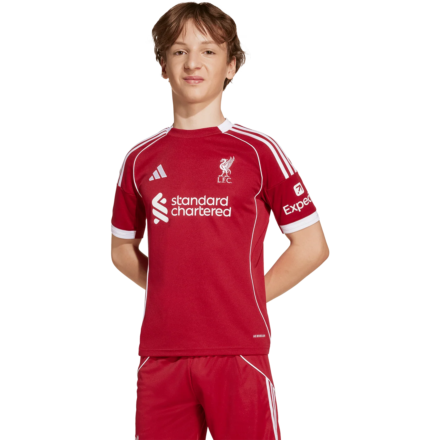 adidas Liverpool FC 2025-26 Youth Home Stadium Jersey - Image 3