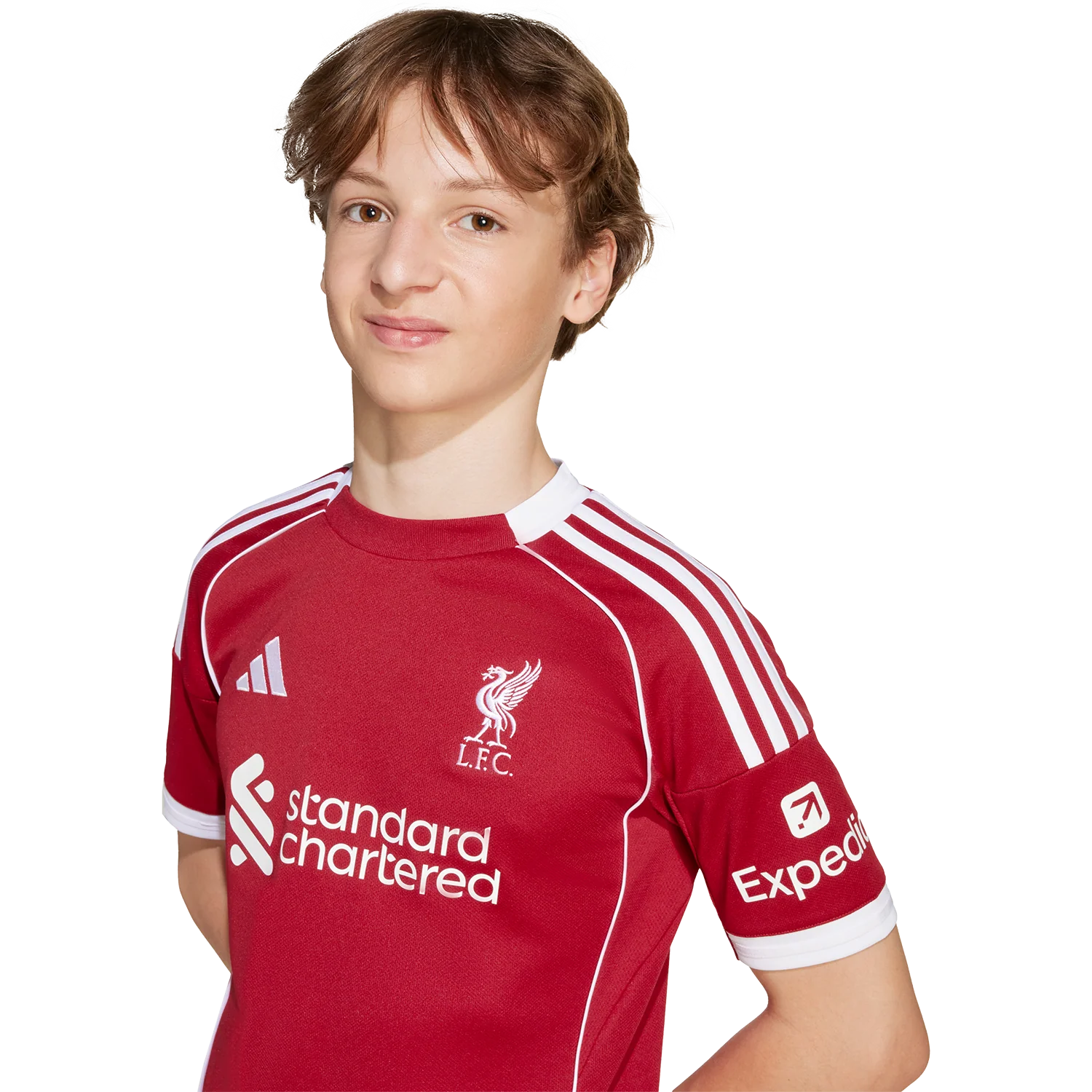 adidas Liverpool FC 2025-26 Youth Home Stadium Jersey - Image 7
