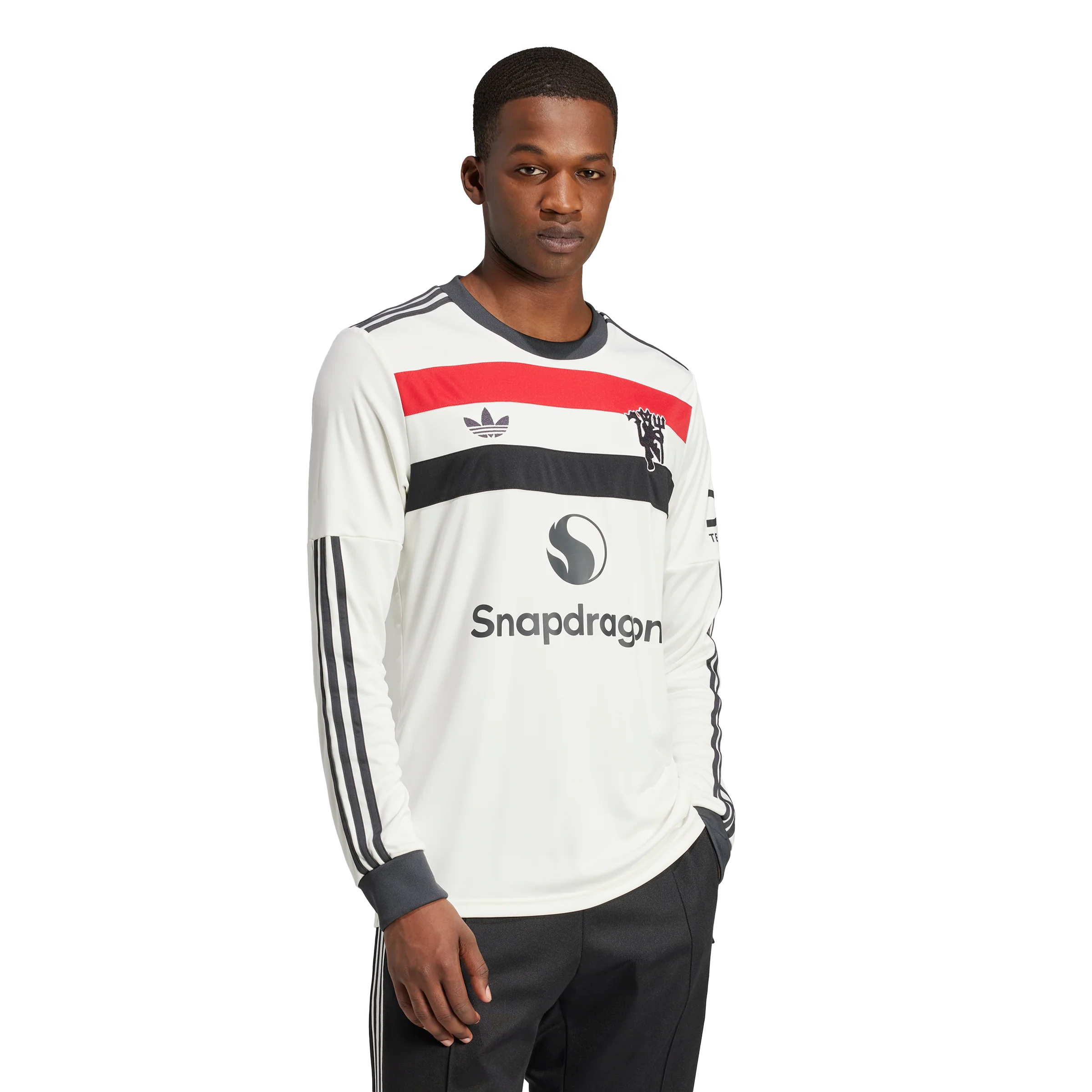adidas Manchester United 2024-25 Mens Long Sleeve 3rd Stadium Jersey - Image 3