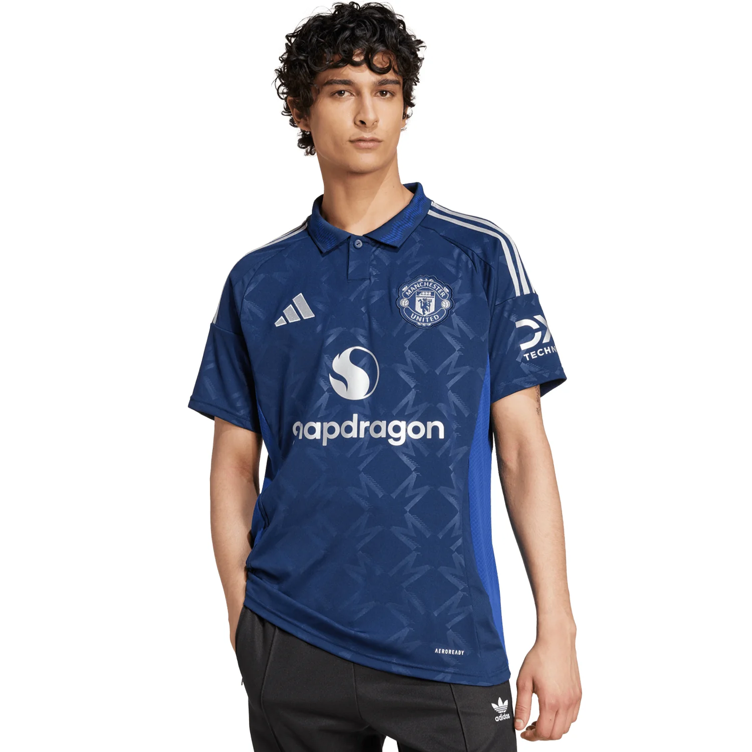 adidas Manchester United 2024-25 Men's Away Stadium Jersey - Image 3