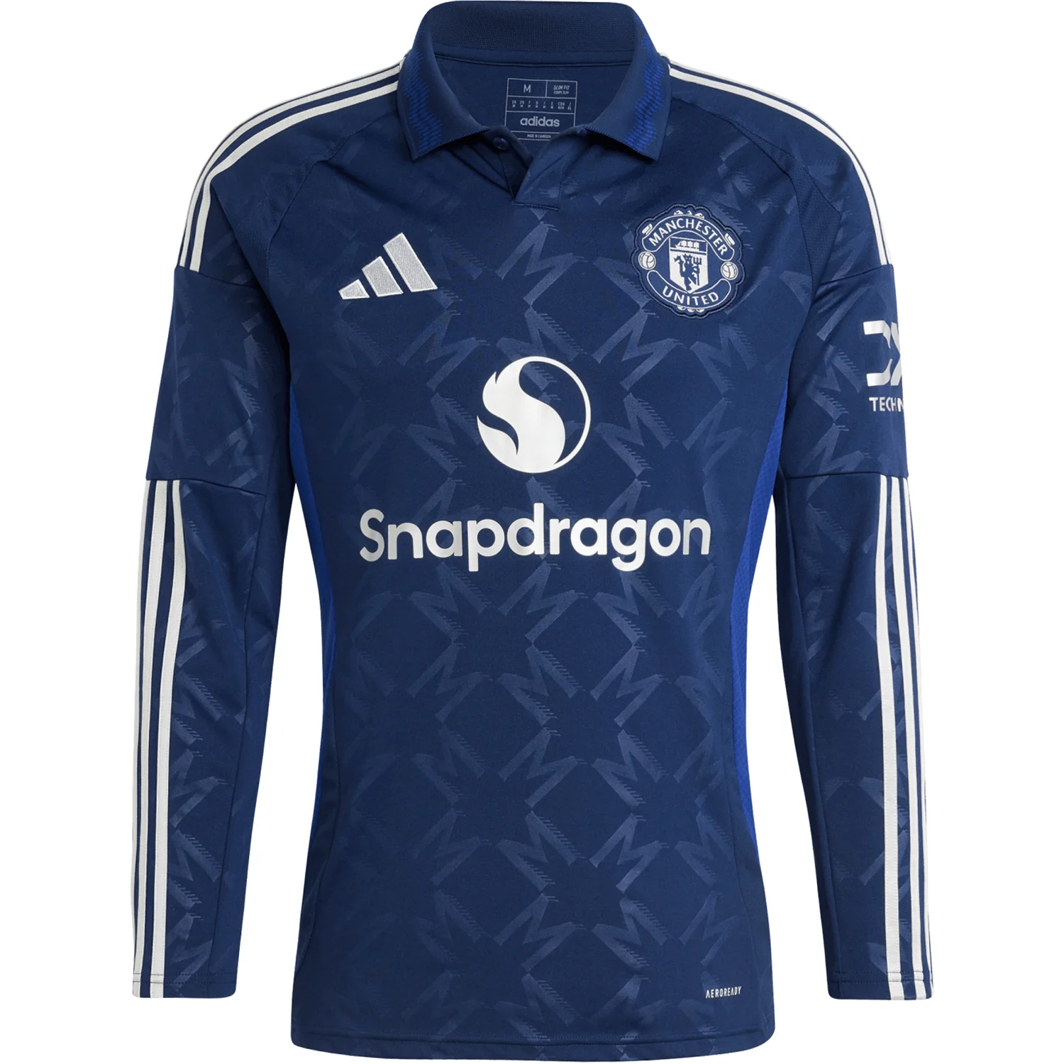 adidas Manchester United 2024-25 Men's Long Sleeve Away Stadium Jersey