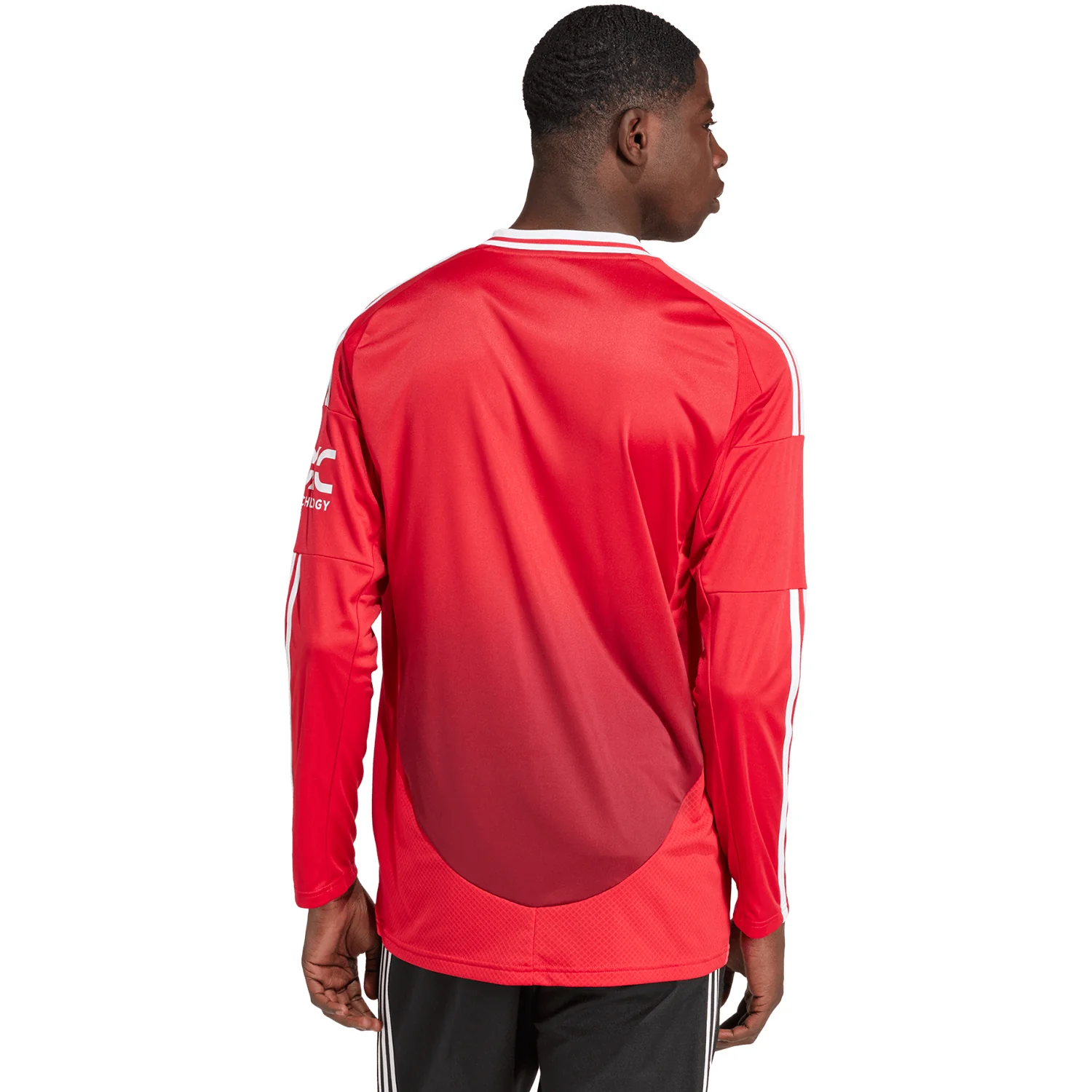 adidas Manchester United 2024-25 Men's Long Sleeve Home Stadium Jersey - Image 3