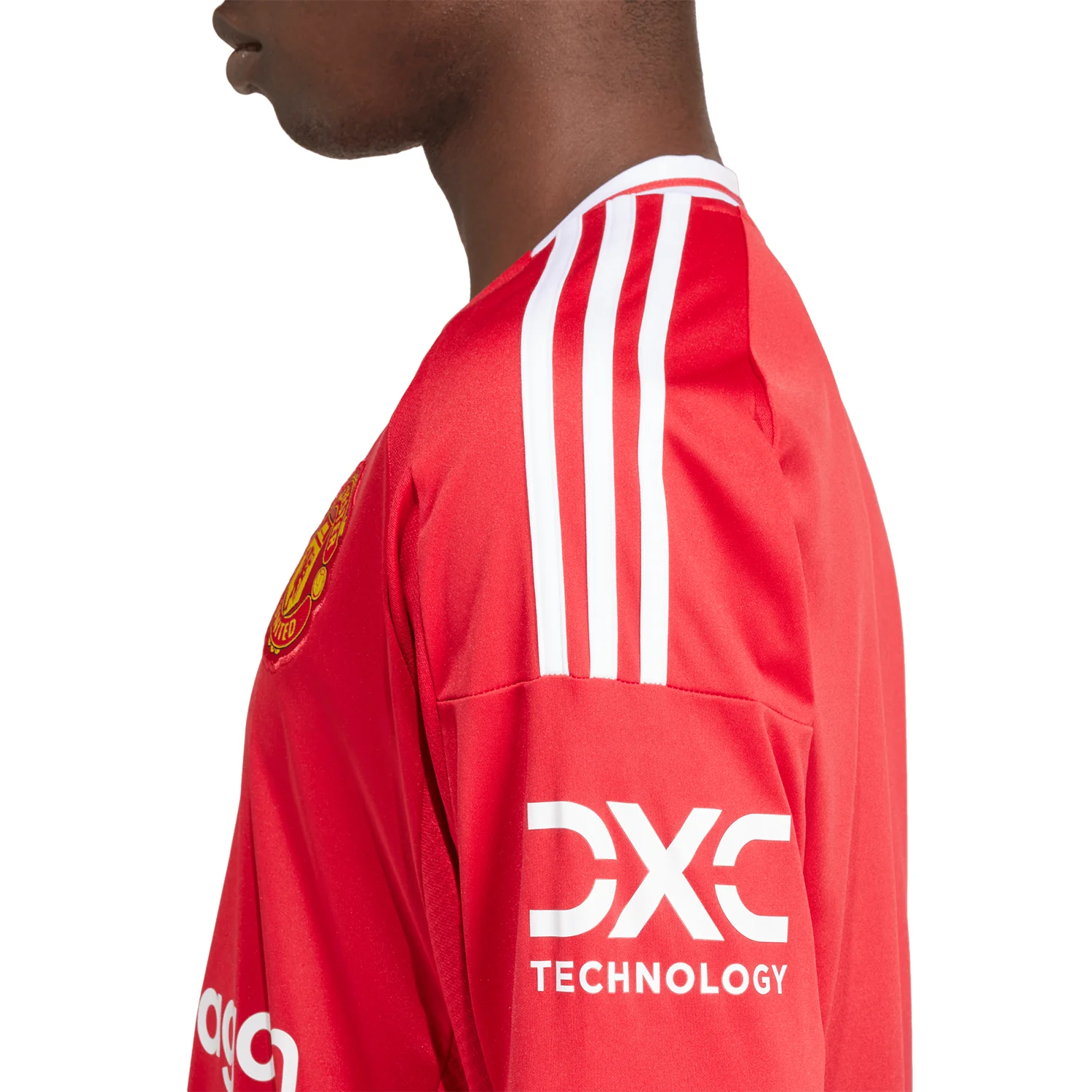 adidas Manchester United 2024-25 Men's Long Sleeve Home Stadium Jersey - Image 5