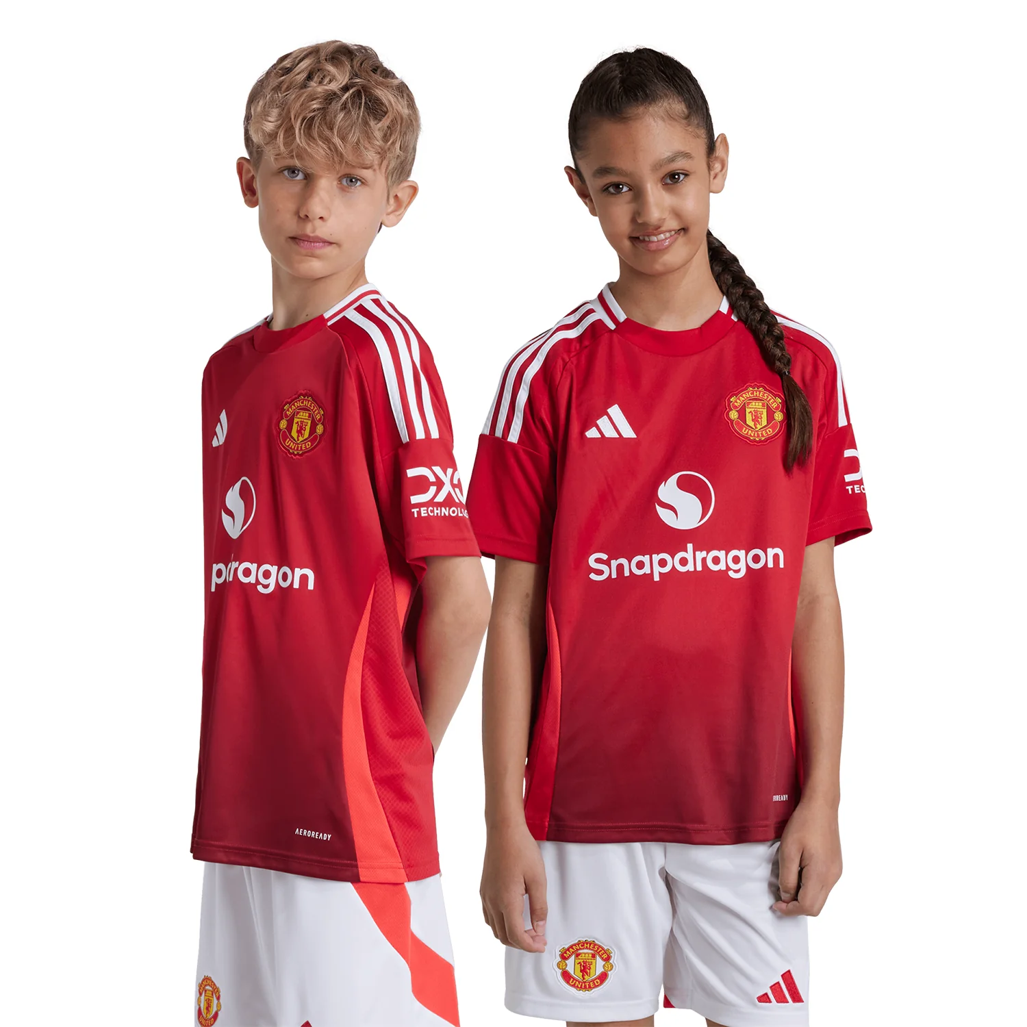 adidas Manchester United 2024-25 Youth Home Stadium Jersey - Image 3