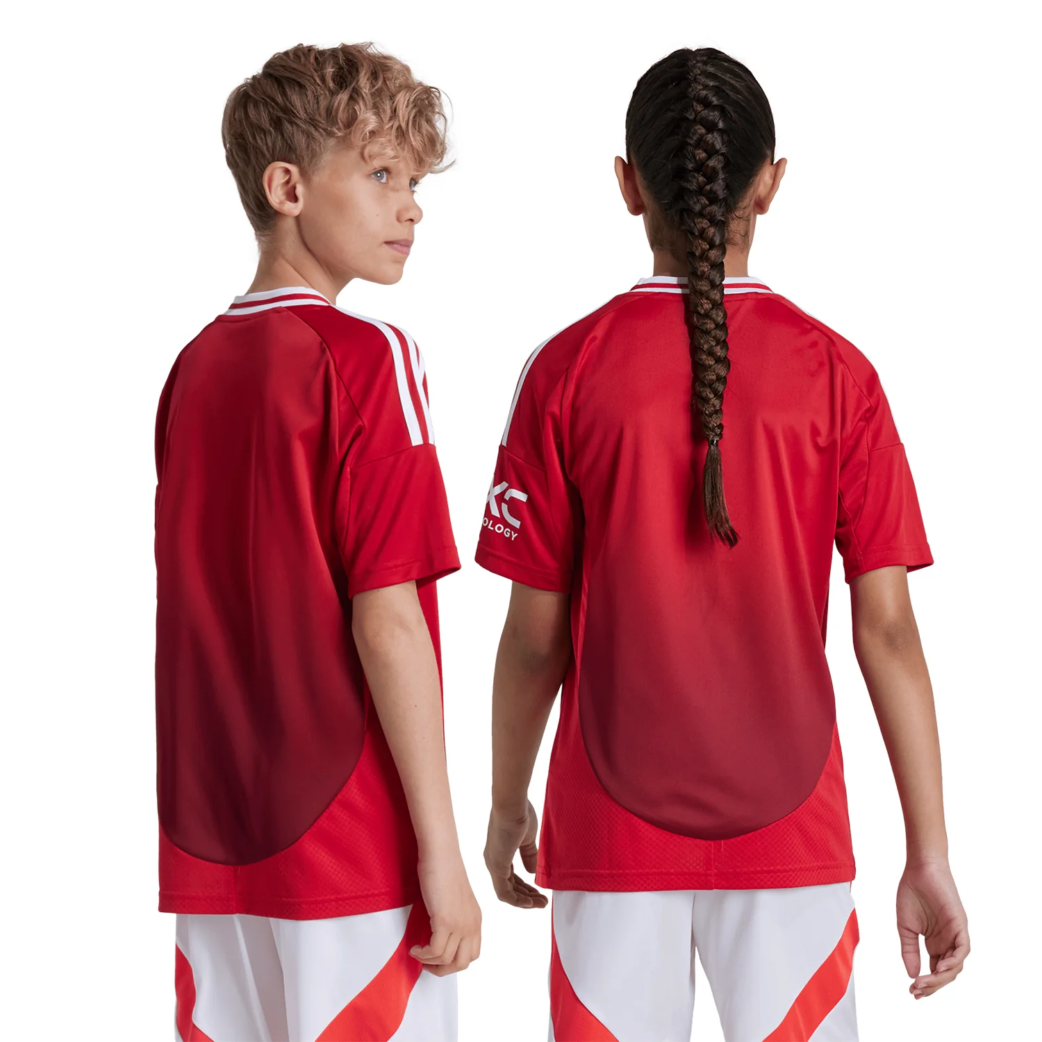 adidas Manchester United 2024-25 Youth Home Stadium Jersey - Image 4
