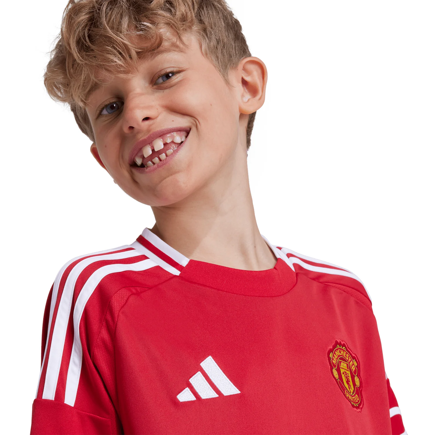 adidas Manchester United 2024-25 Youth Home Stadium Jersey - Image 5