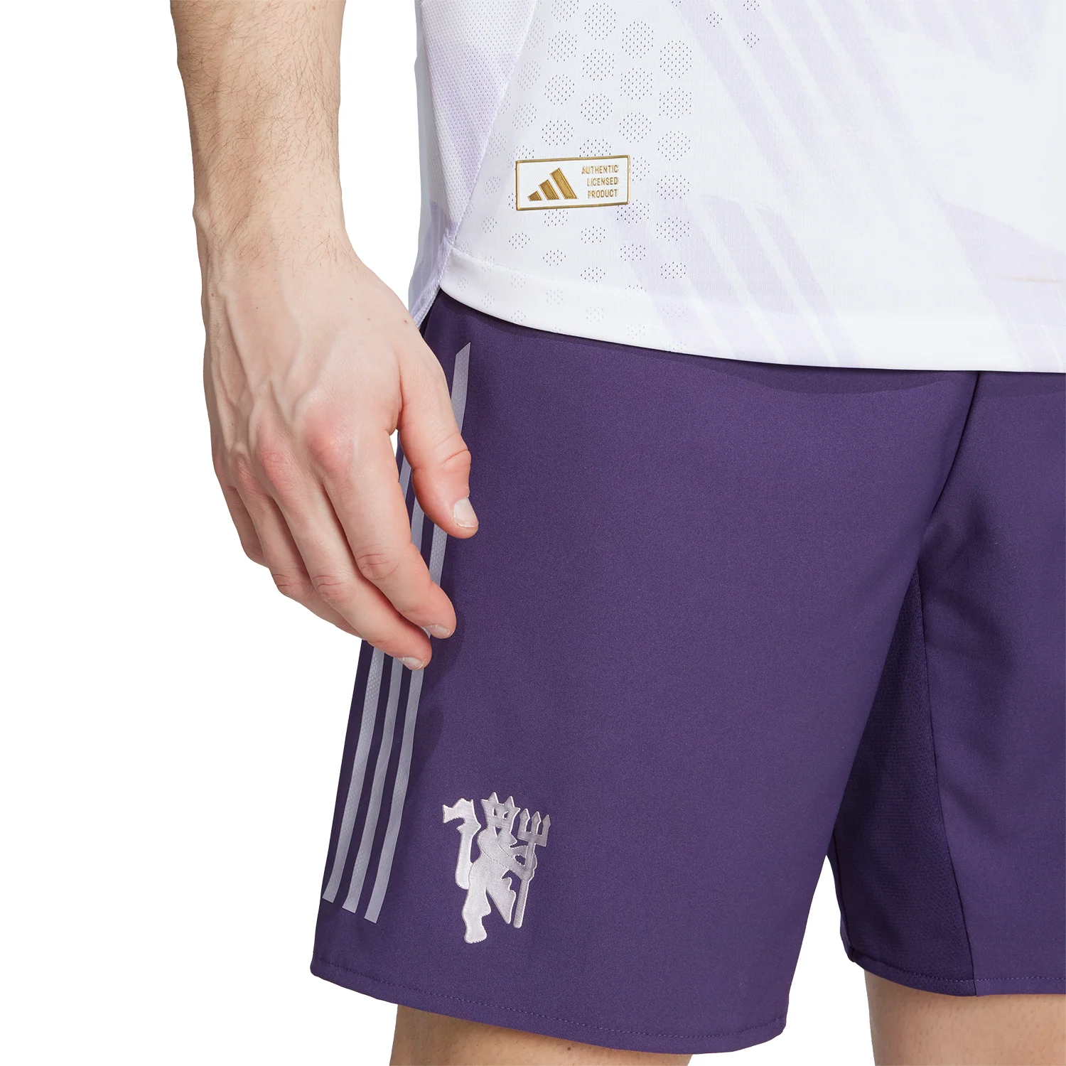 adidas Manchester United 2025-26 Men's Away Authentic Match Jersey - Image 5