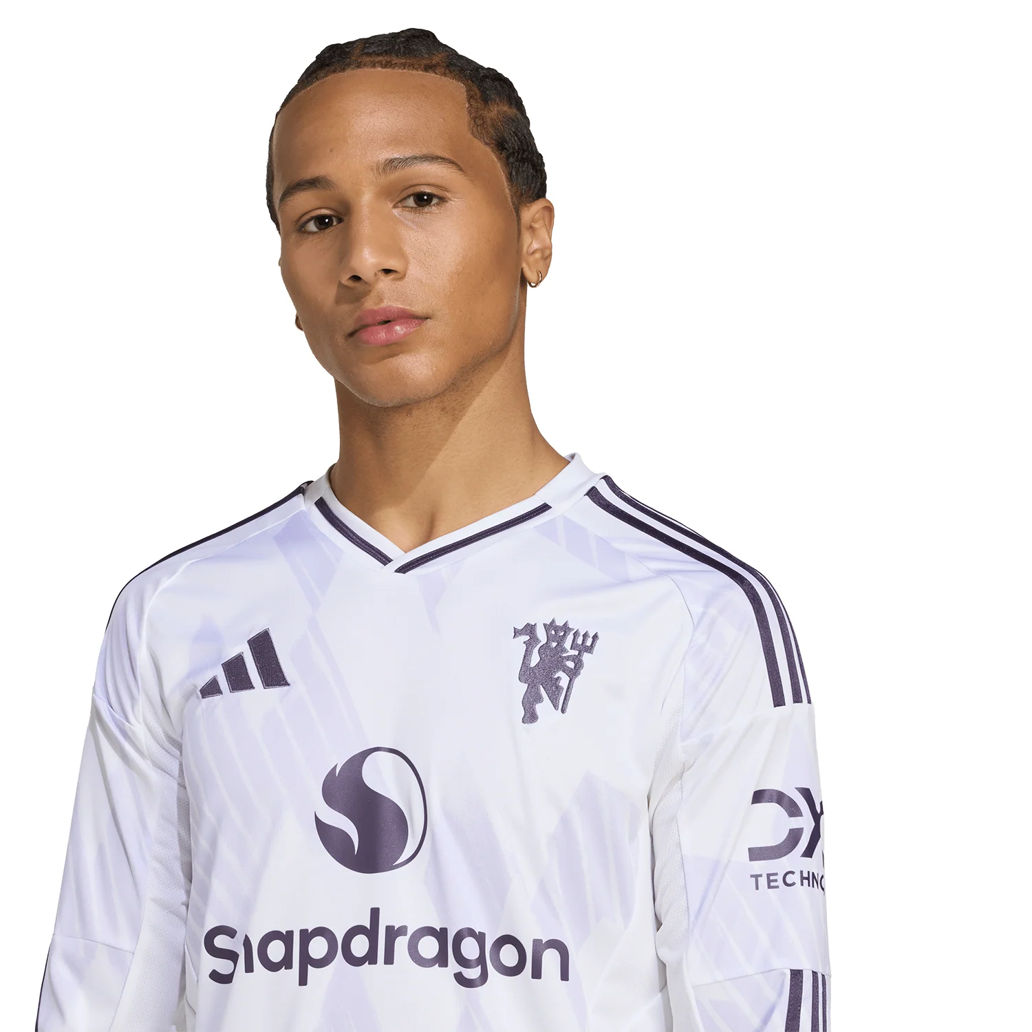 adidas Manchester United 2025-26 Men's Away Long Sleeve Stadium Jersey - Image 5