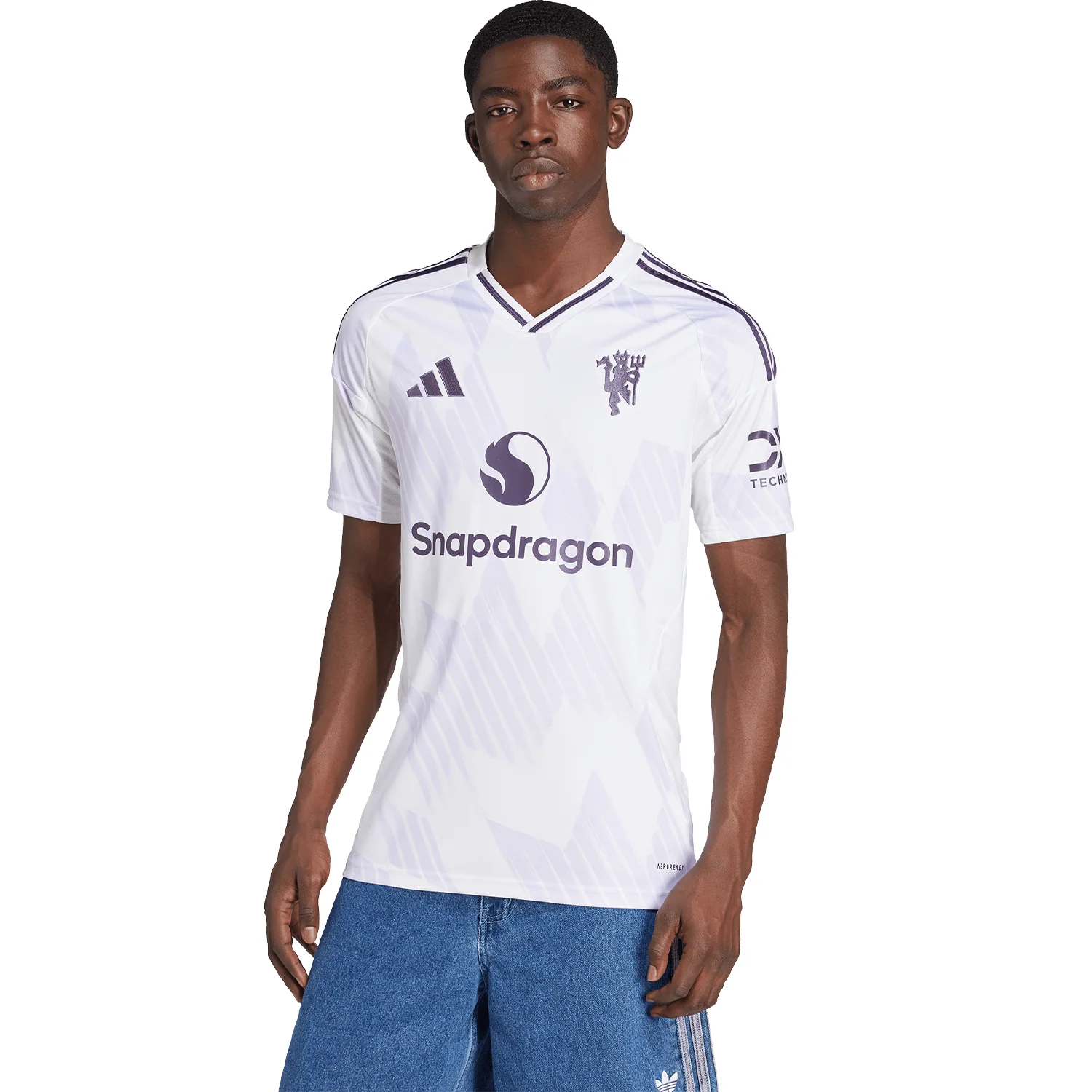 adidas Manchester United 2025-26 Men's Away Stadium Jersey - Image 3