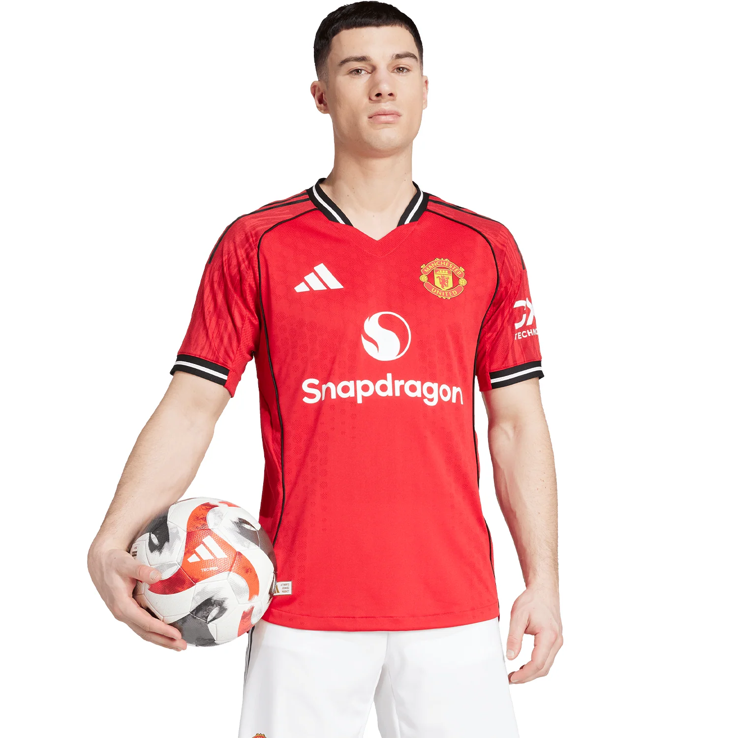 adidas Manchester United 2025-26 Men's Home Authentic Match Jersey - Image 3