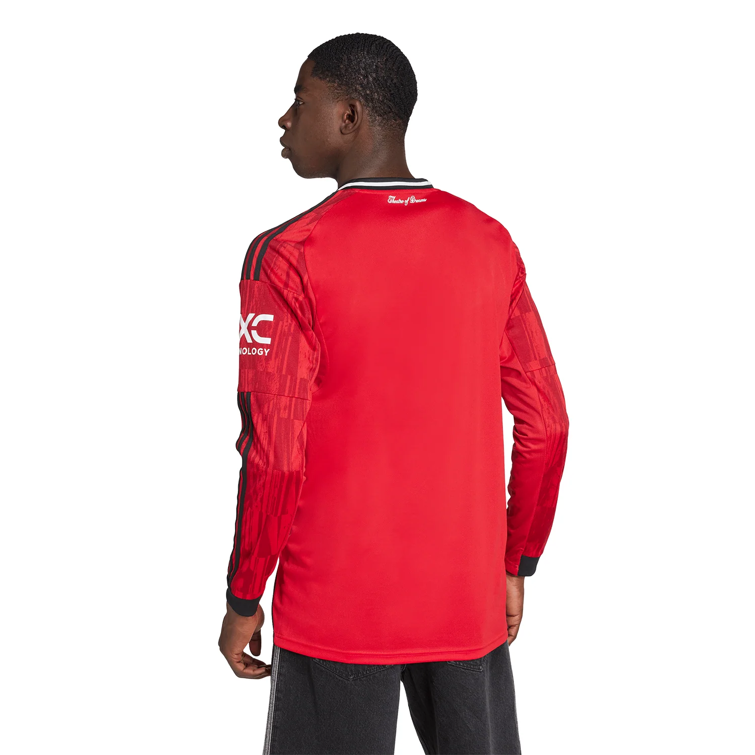 adidas Manchester United 2025-26 Men's Home Long Sleeve Stadium Jersey - Image 4