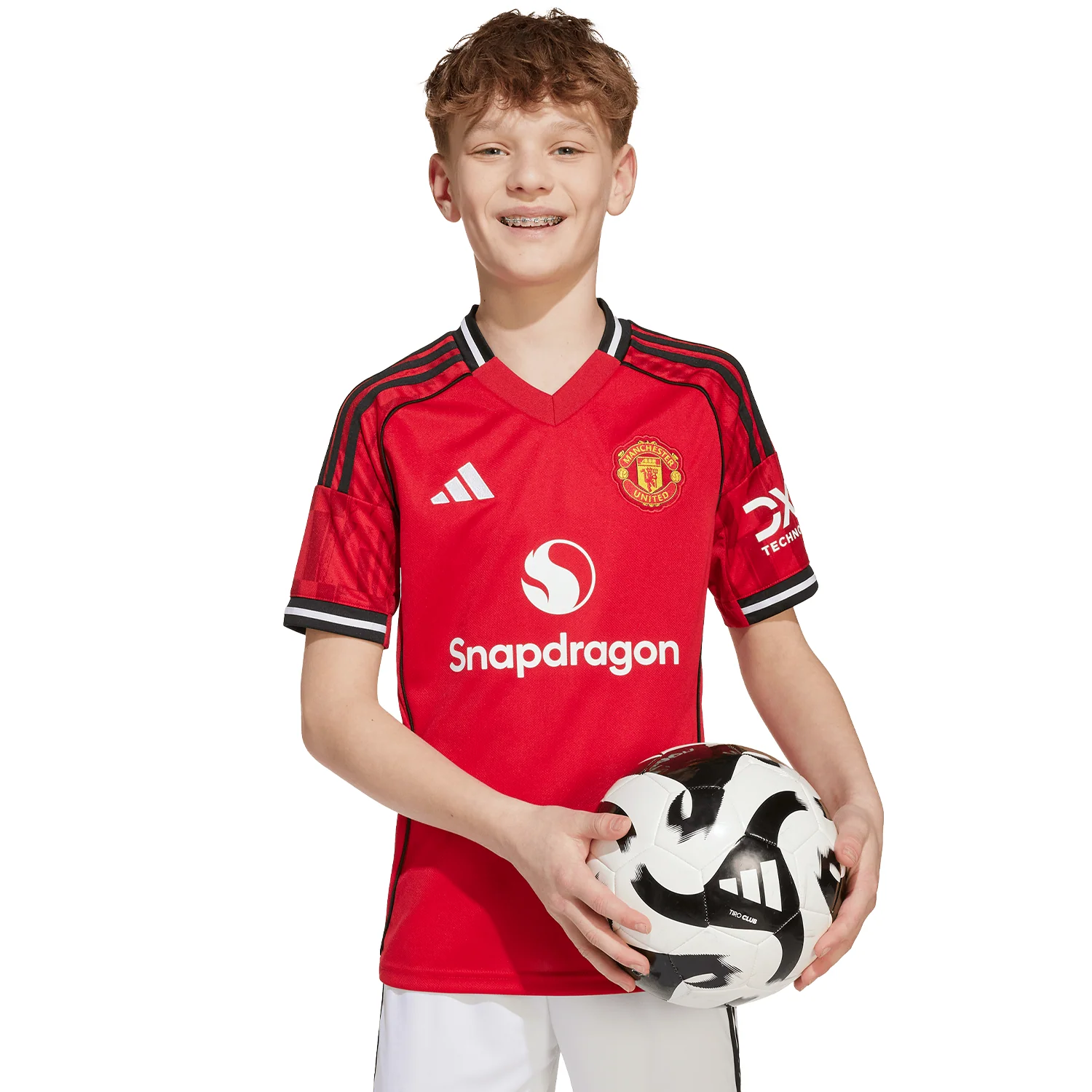 adidas Manchester United 2025-26 Youth Home Stadium Jersey - Image 3