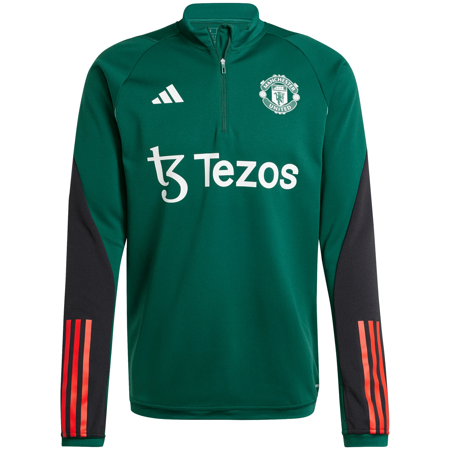 adidas Manchester United Men's Quarter-Zip Training Top