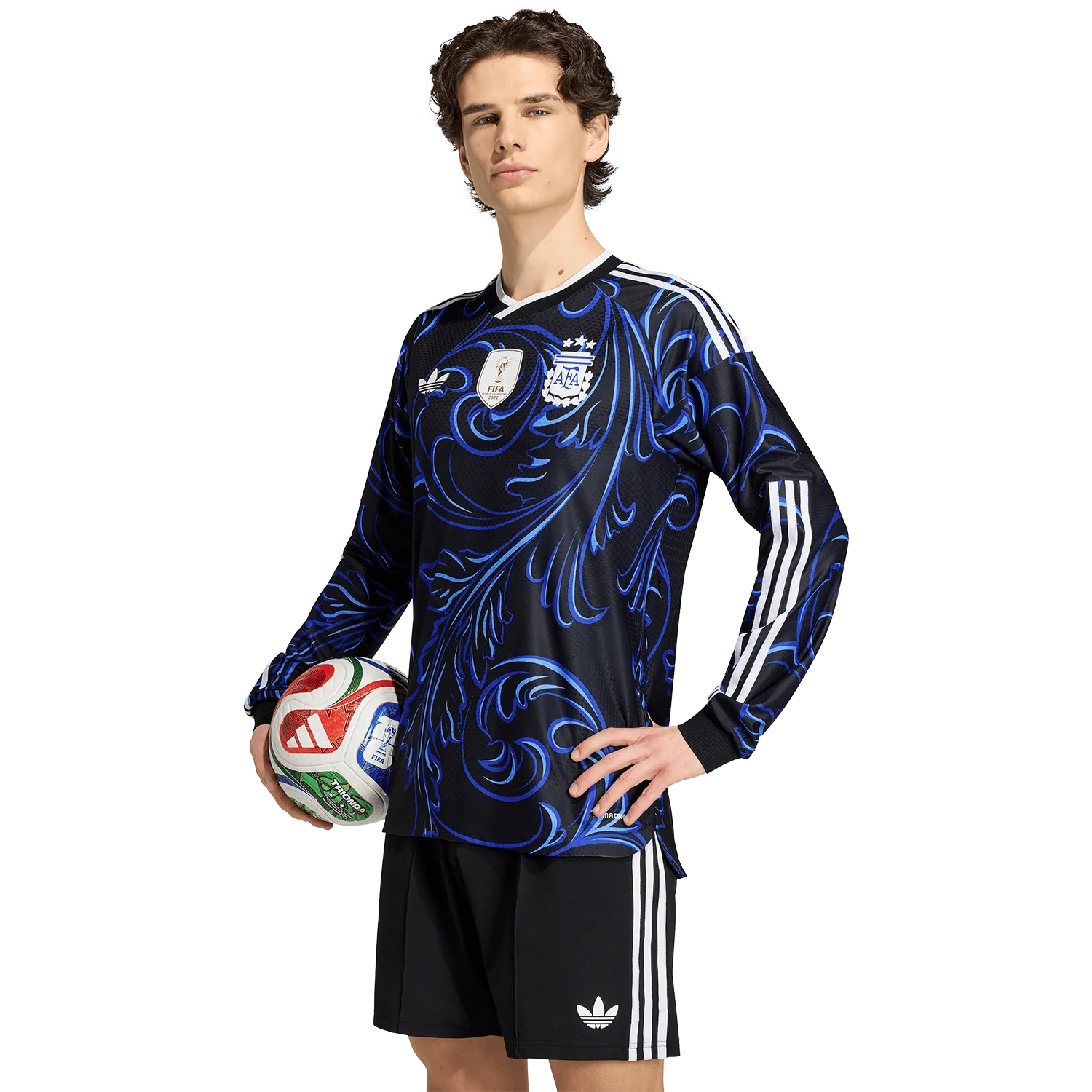 adidas Men's Argentina Away 2026 Authentic Long Sleeve Jersey - Image 3