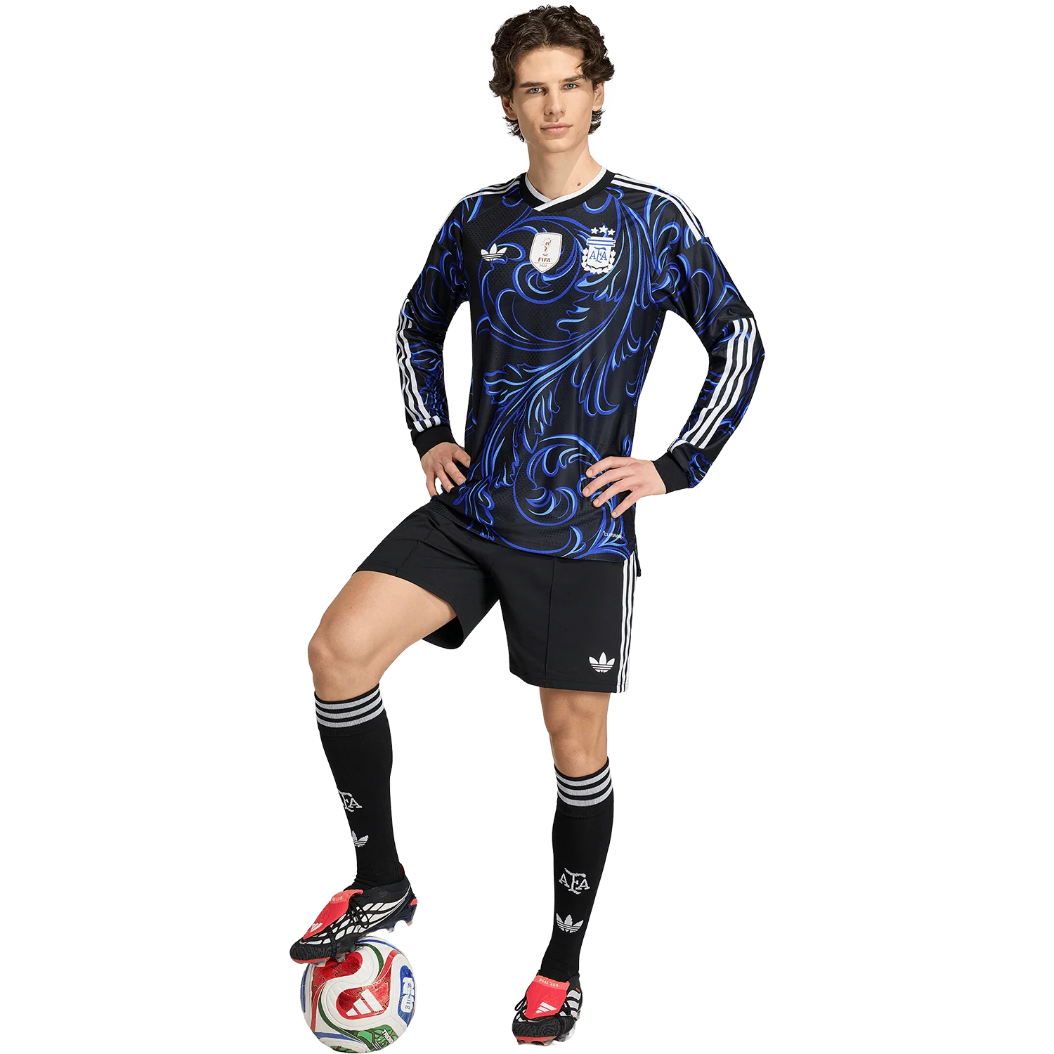 adidas Men's Argentina Away 2026 Authentic Long Sleeve Jersey - Image 6