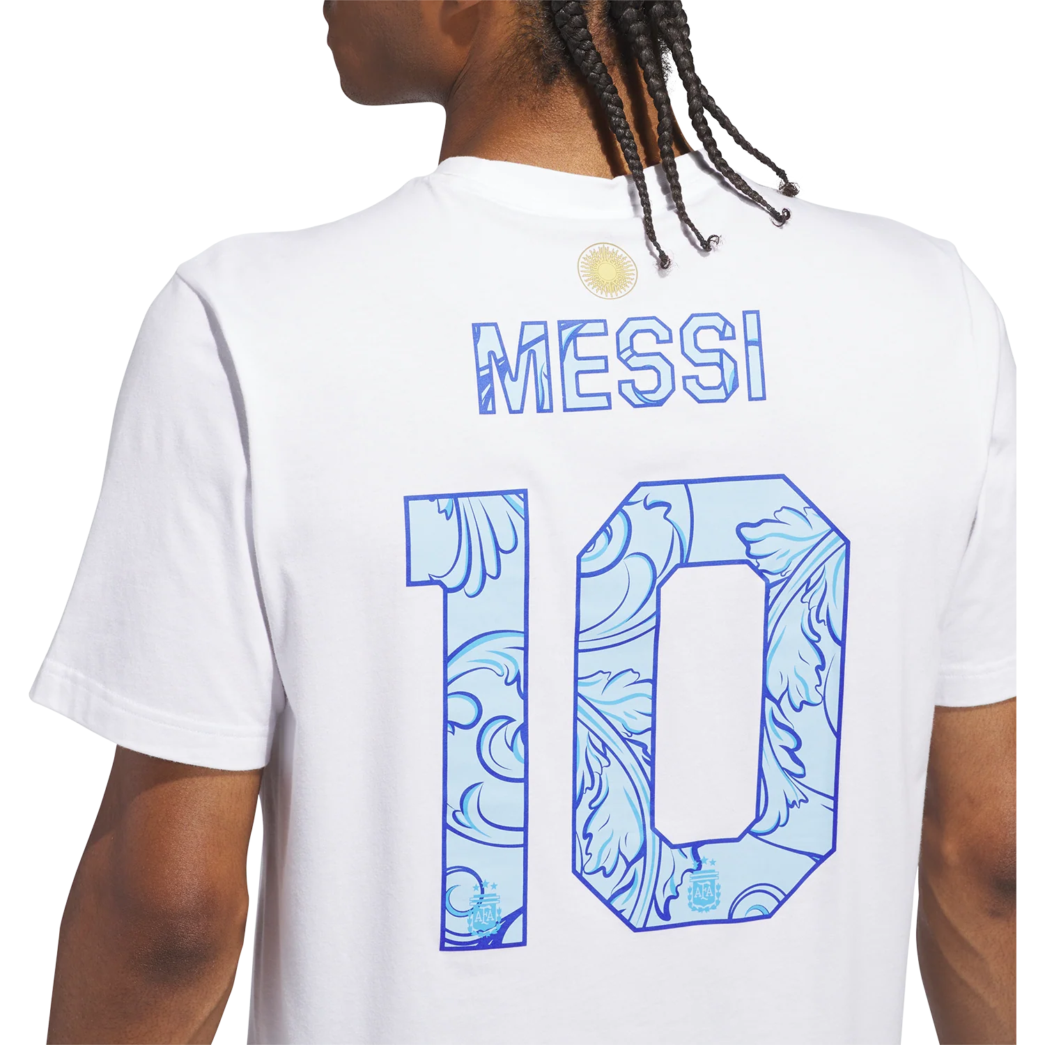 adidas Men's Argentina Lionel Messi #10 Graphic Tee - Image 6