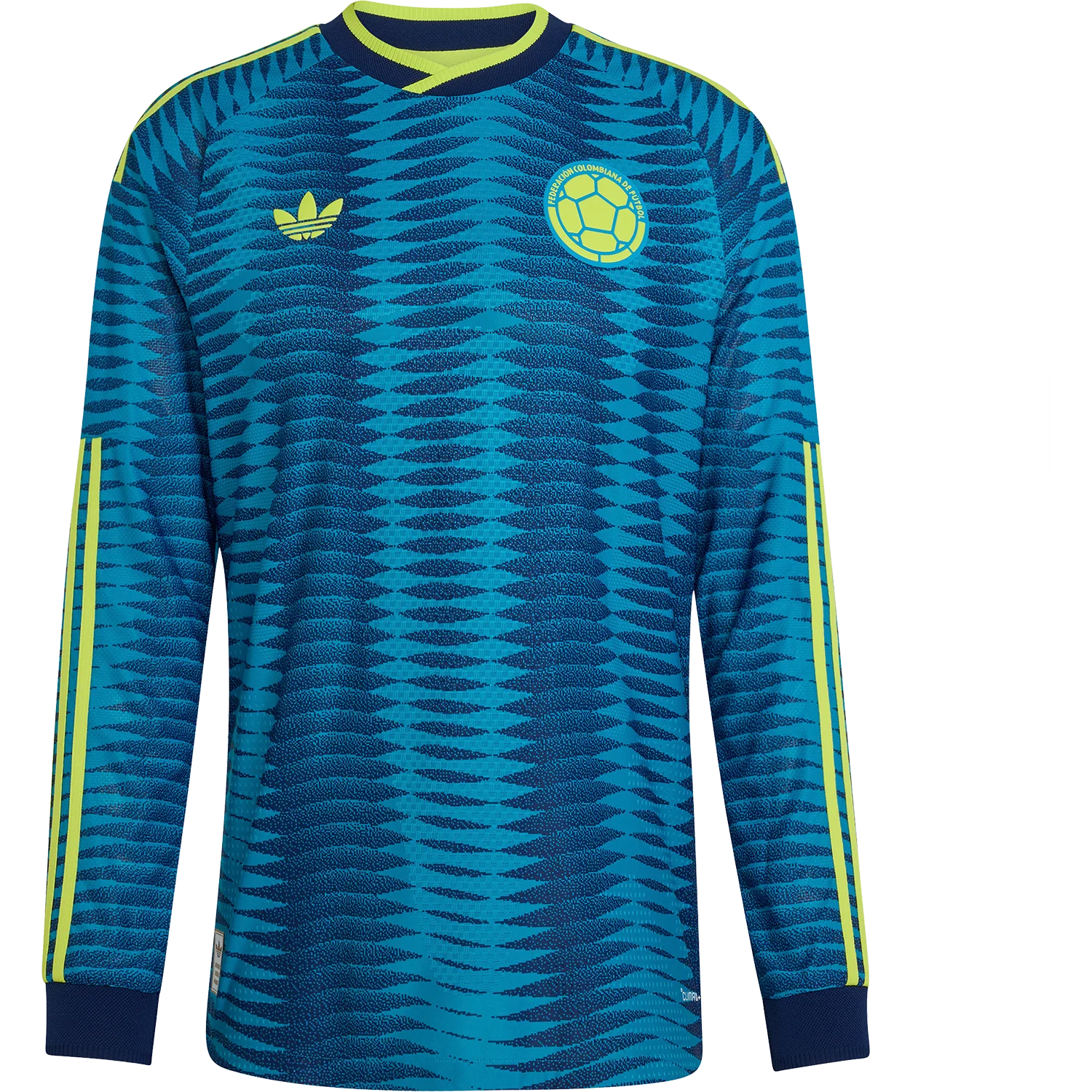 adidas Men's Colombia Away 2026 Authentic Long Sleeve Jersey