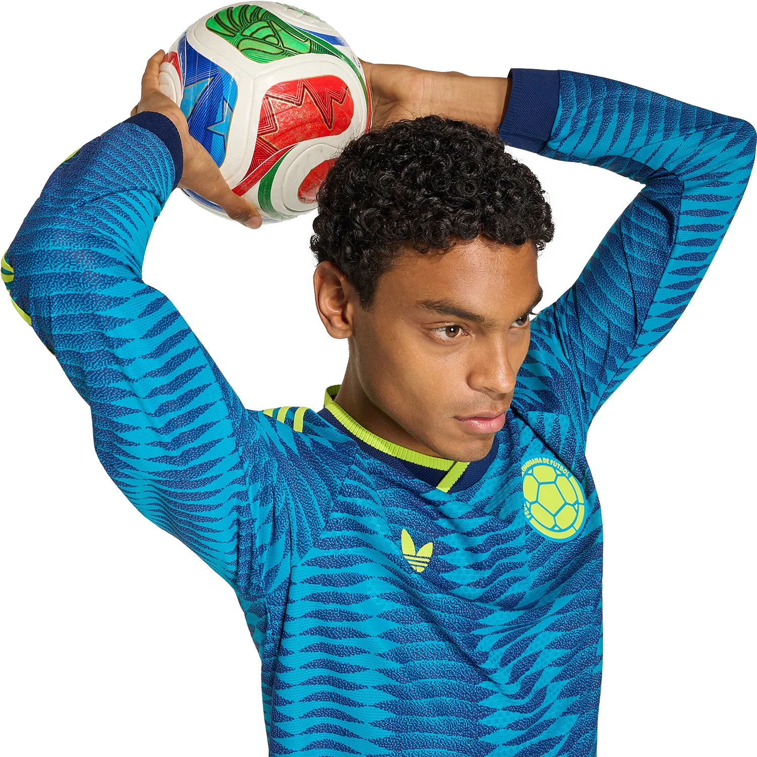 adidas Men's Colombia Away 2026 Authentic Long Sleeve Jersey - Image 5