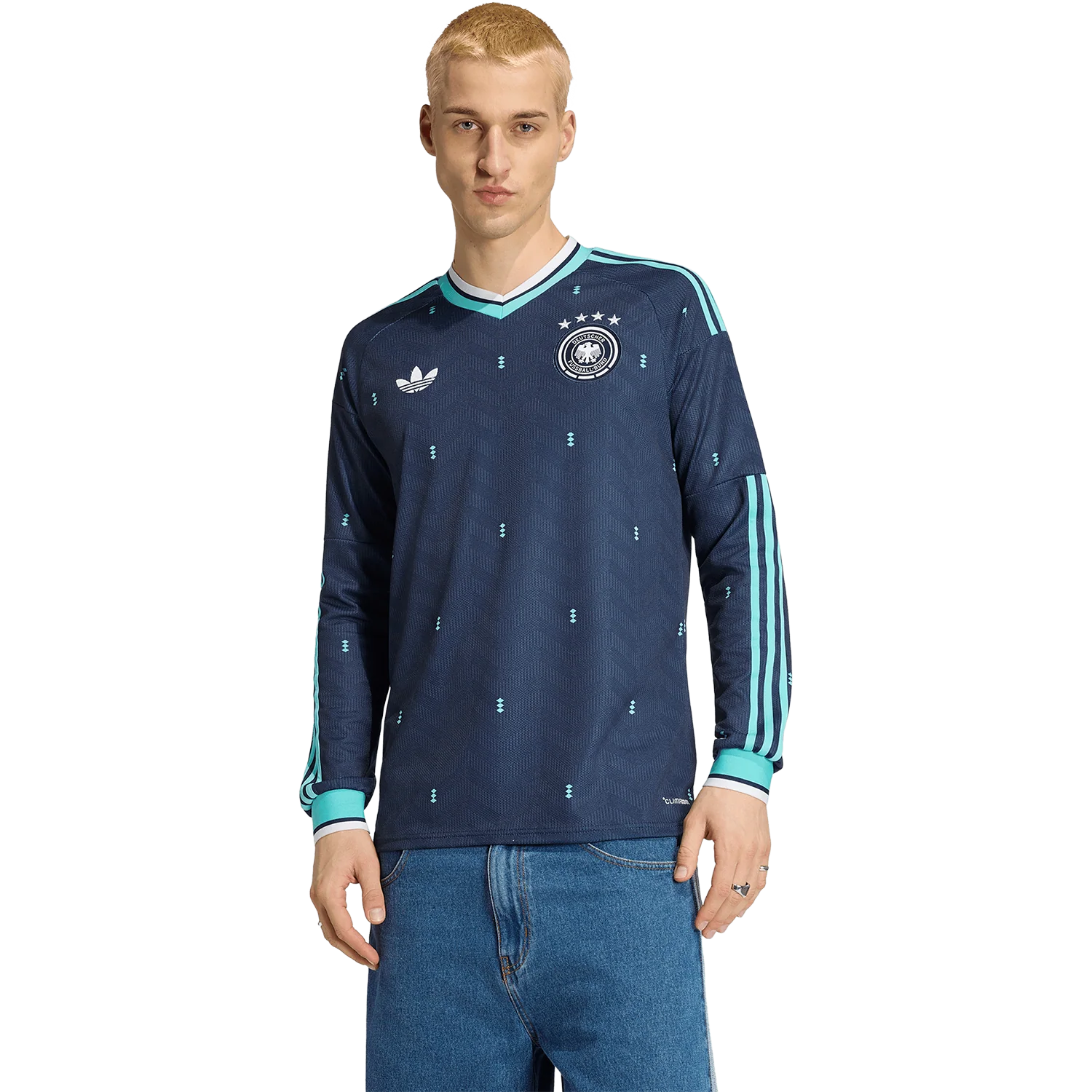 adidas Men's Germany Away 2026 Stadium Long Sleeve Jersey - Image 3