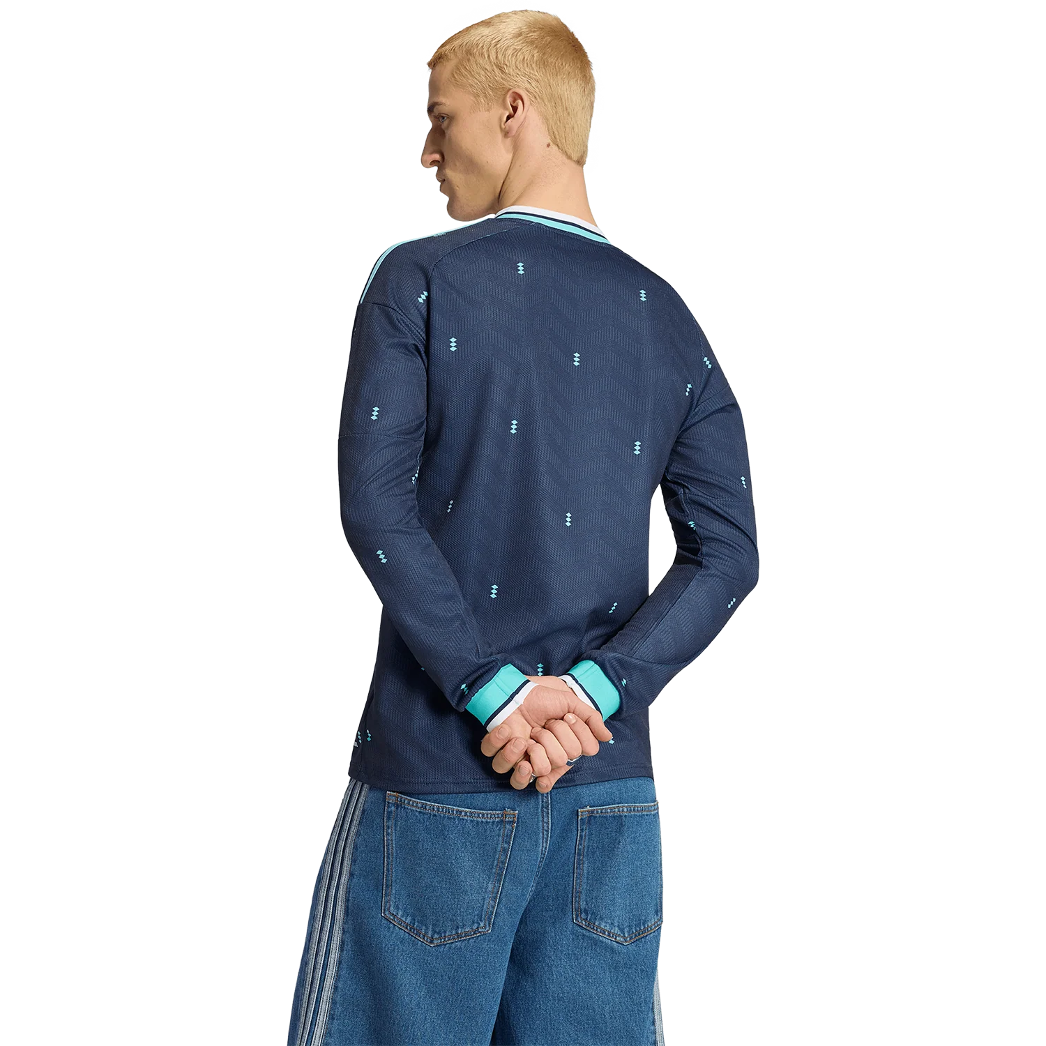 adidas Men's Germany Away 2026 Stadium Long Sleeve Jersey - Image 4
