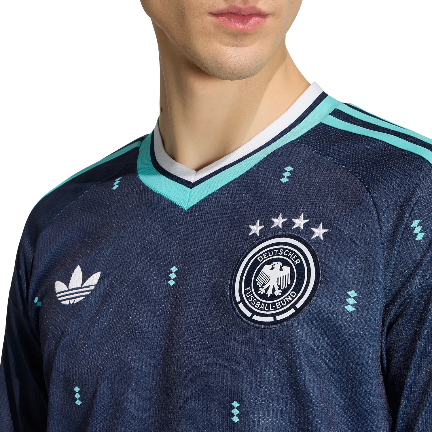 adidas Men's Germany Away 2026 Stadium Long Sleeve Jersey - Image 6