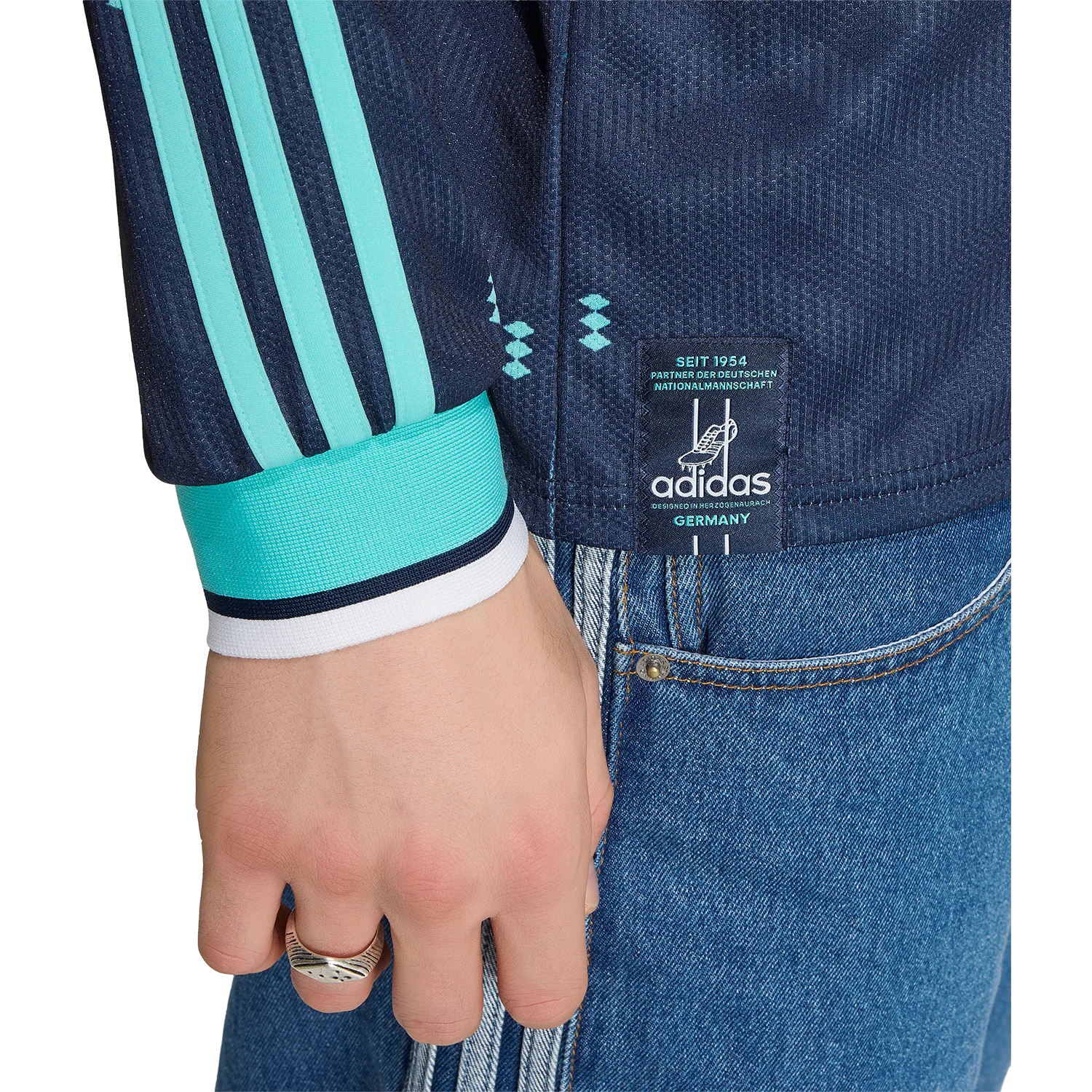 adidas Men's Germany Away 2026 Stadium Long Sleeve Jersey - Image 7