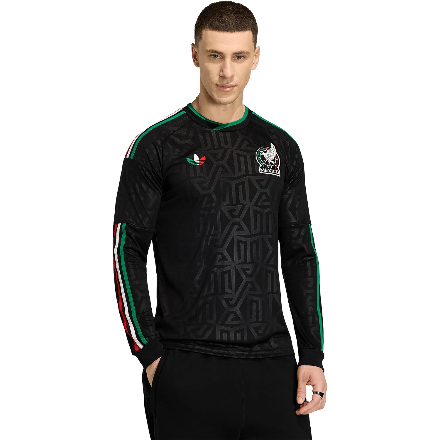 adidas Men's Mexico 3rd 2026 Long Sleeve Stadium Jersey - Image 3