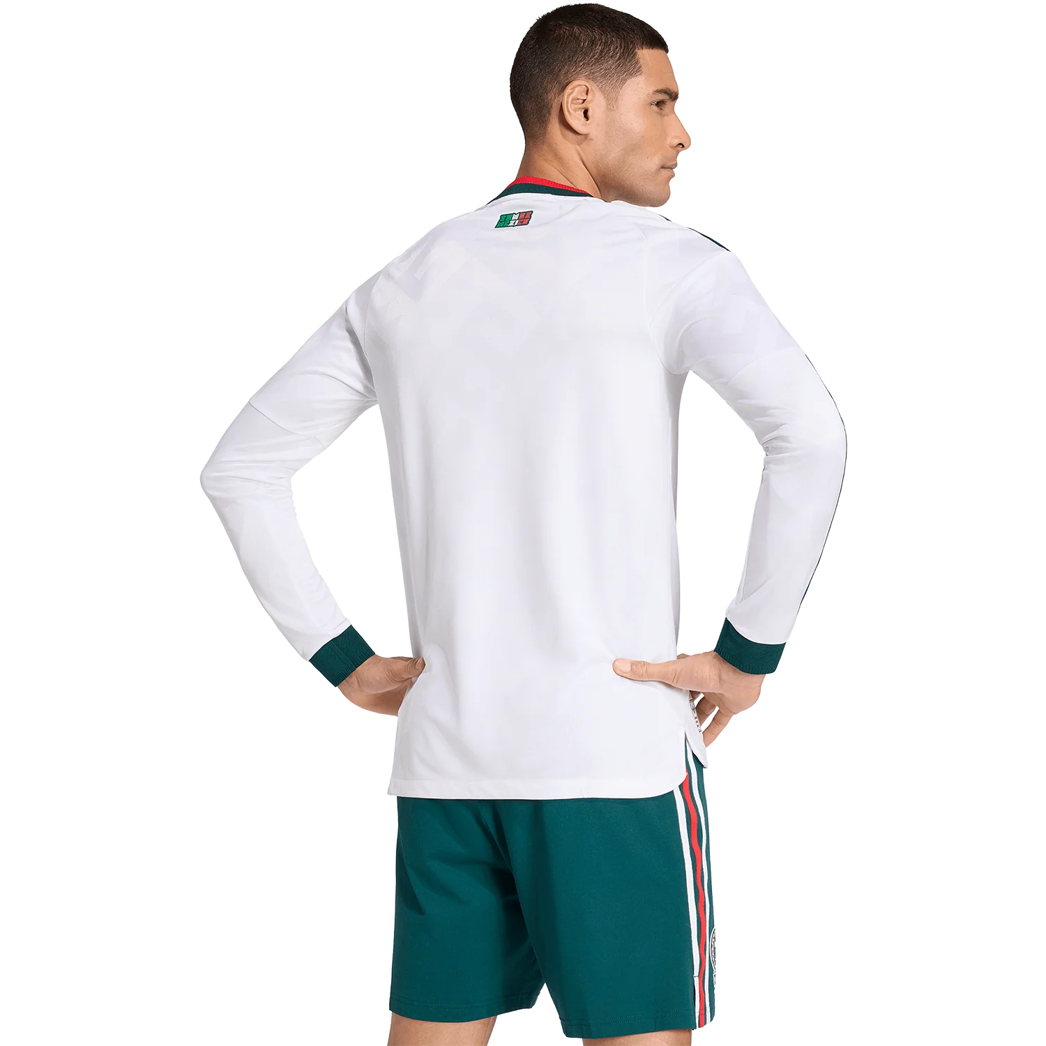 adidas Men's Mexico Away 2026 Authentic Long Sleeve Jersey - Image 4