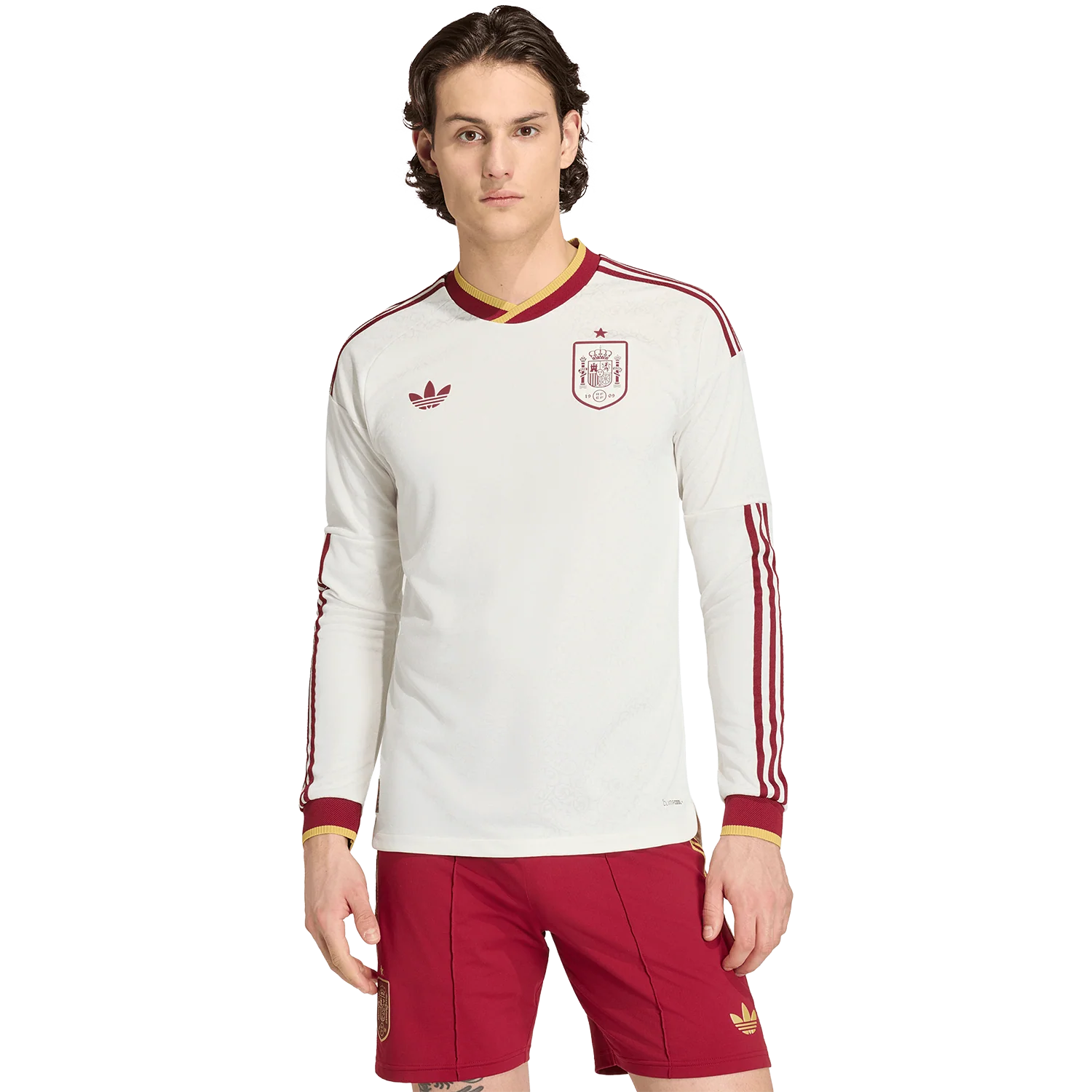 adidas Men's Spain Away 2026 Authentic Long Sleeve Jersey - Image 3