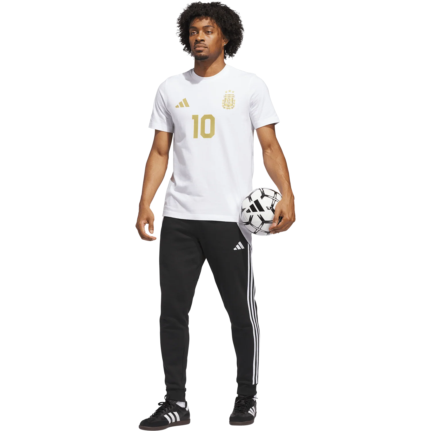 adidas Argentina Men's Messi Name and Number Tee - Image 4