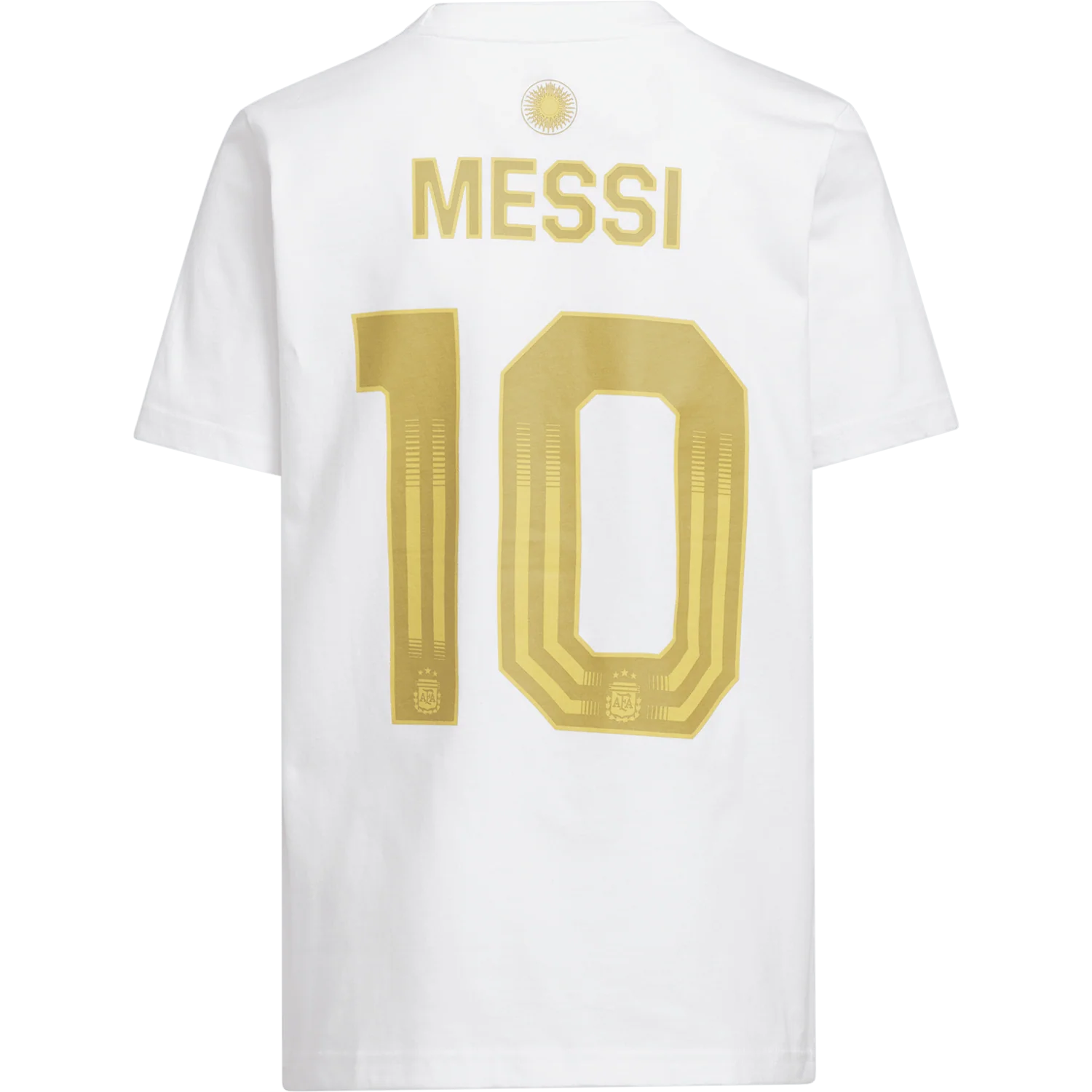 adidas Argentina Youth Messi Name and Number Tee - Image 2