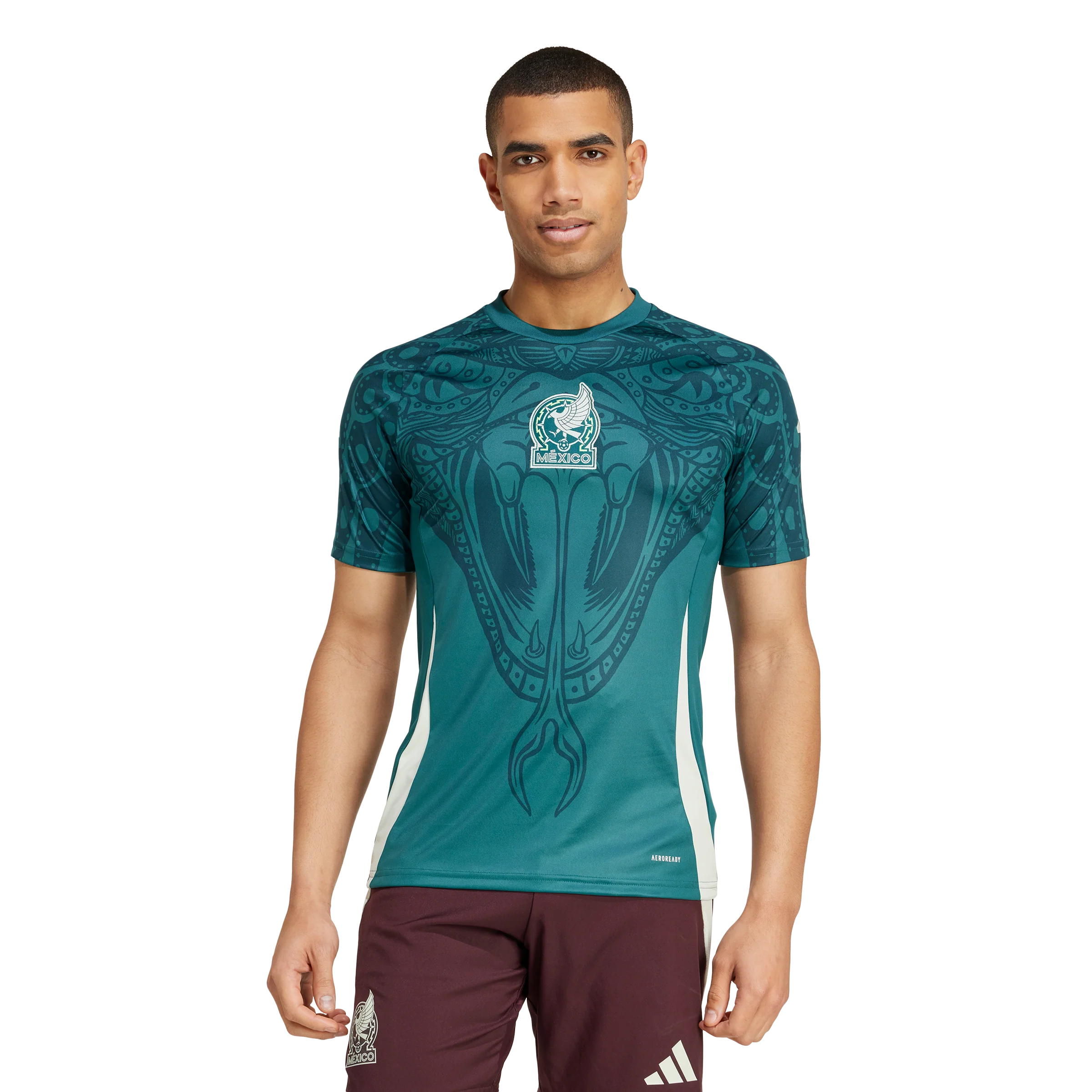 adidas Mexico 2024-25 Men's Pre-Match Top - Image 3