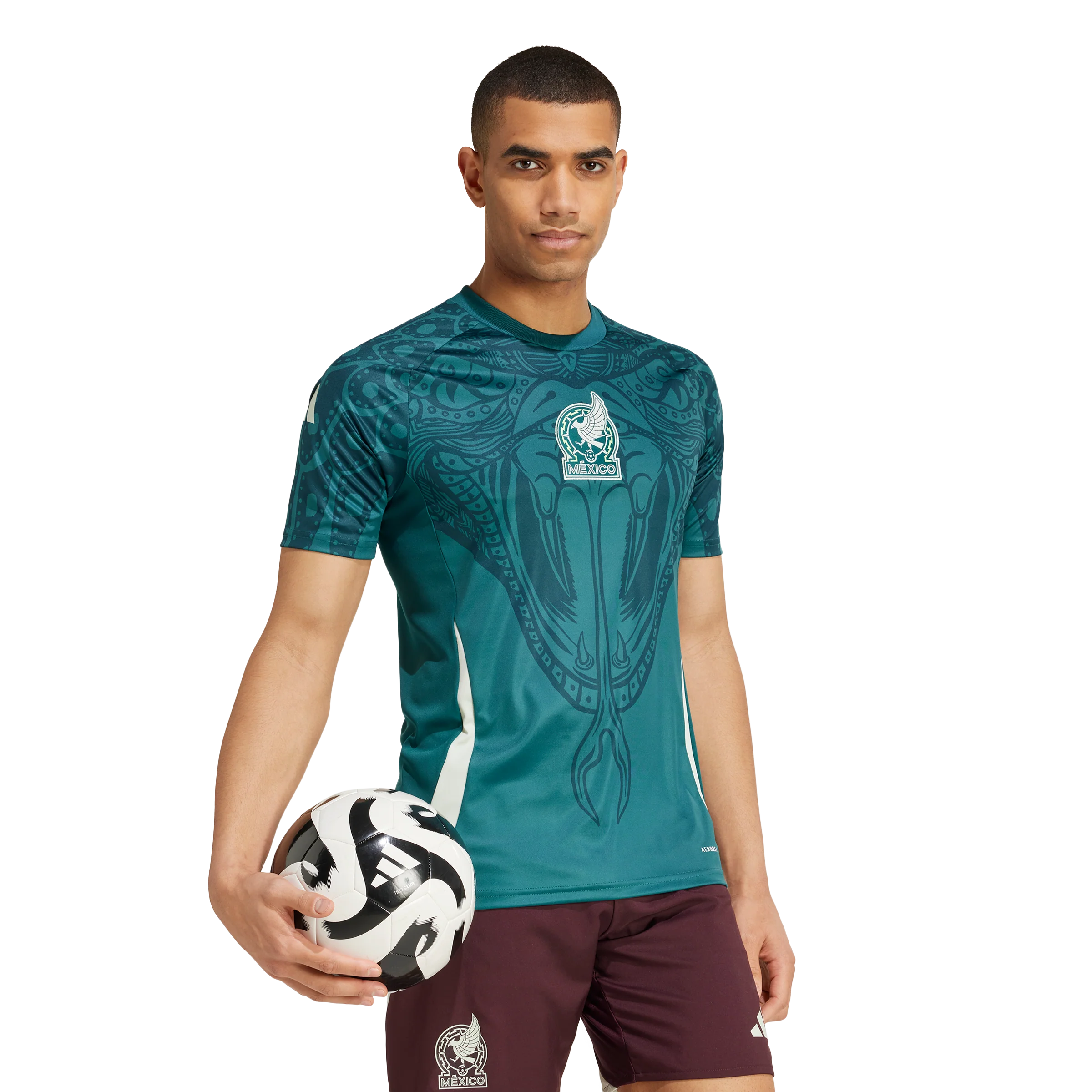 adidas Mexico 2024-25 Youth Pre-Match Top - Image 5