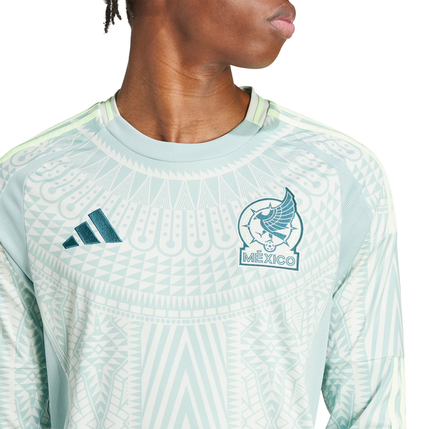 adidas Mexico 2024 Men's Long Sleeve Away Stadium Jersey - Image 4