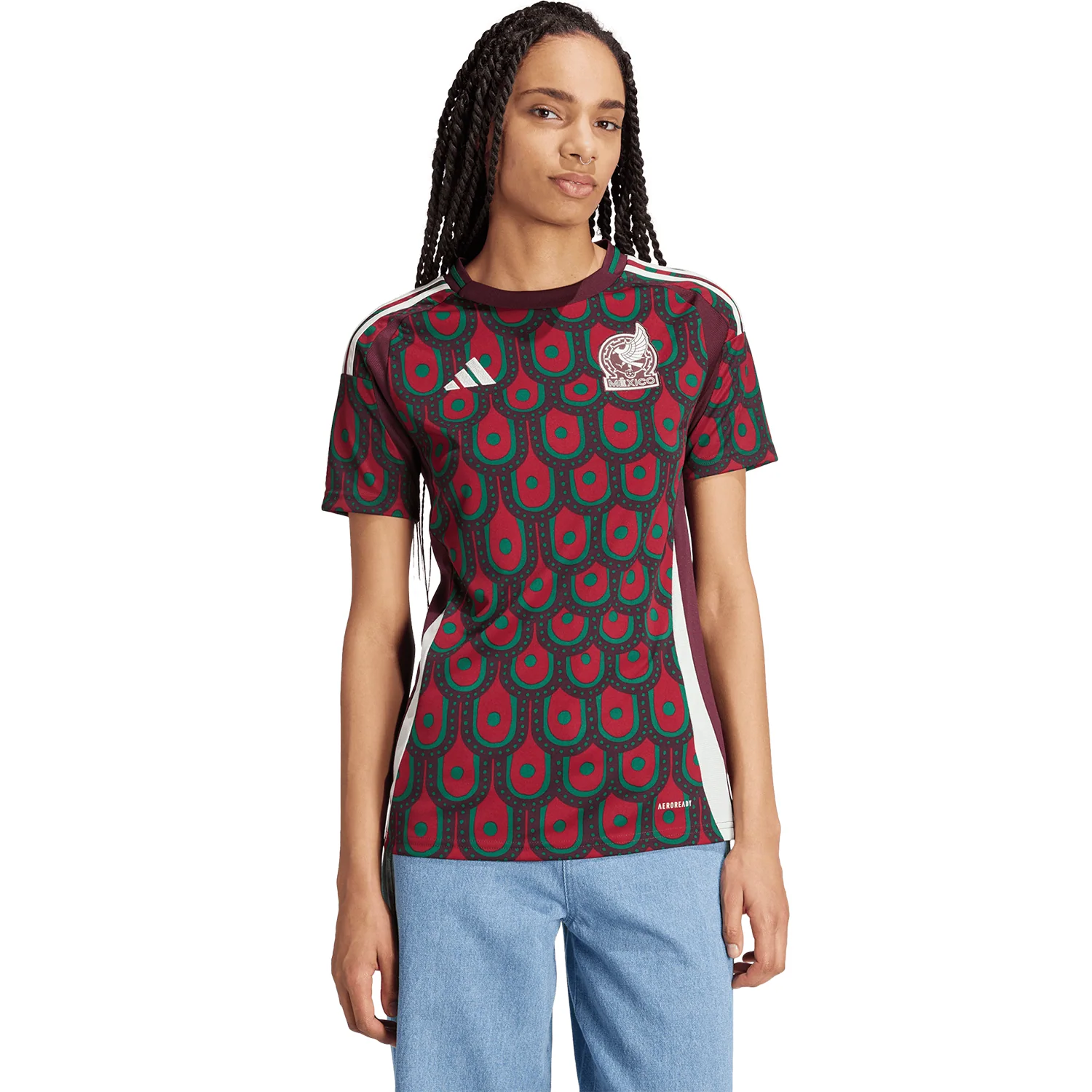 adidas Mexico 2024 Women's Home Stadium Jersey - Image 3