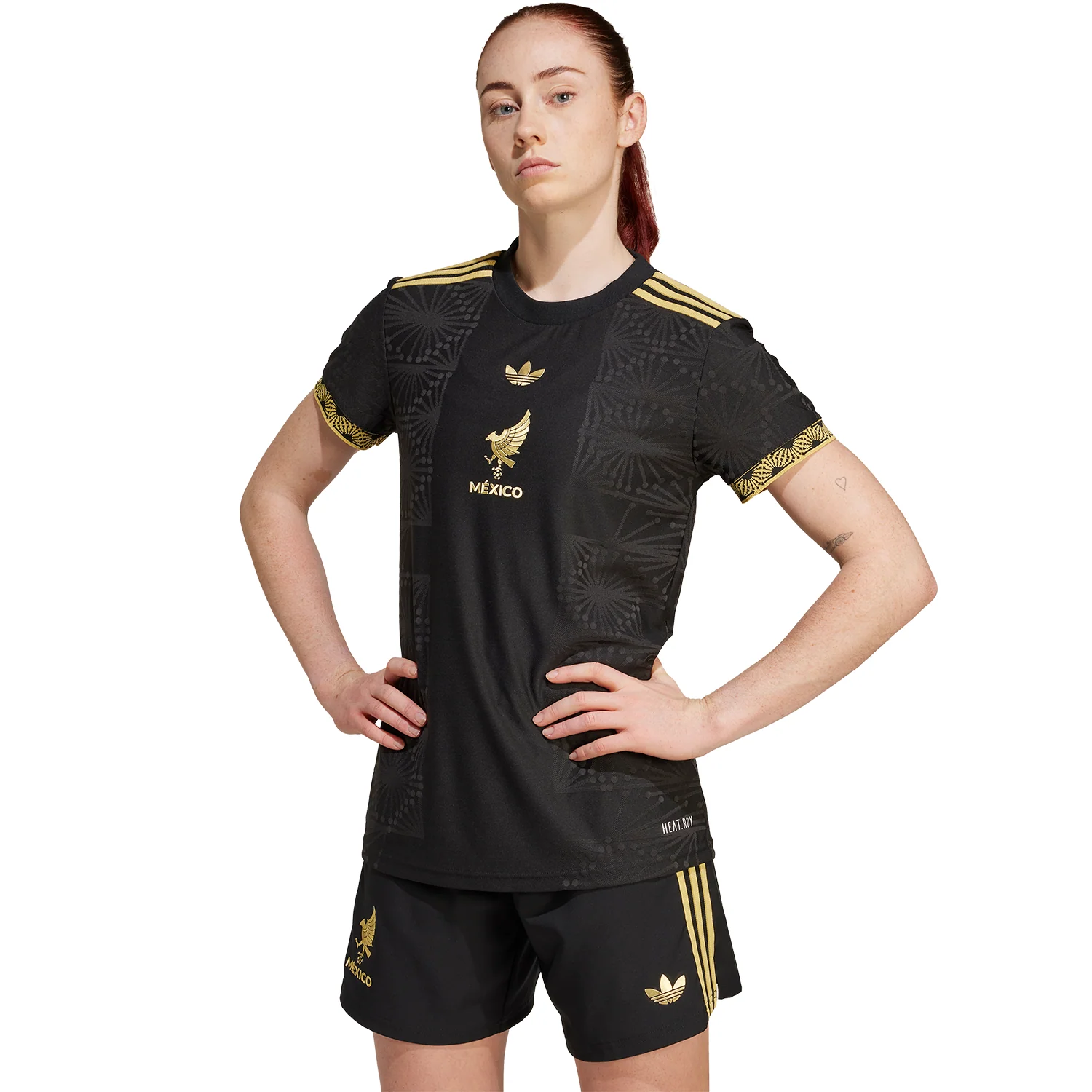 adidas Mexico 2025 Women's México de Oro Short Sleeve Match Jersey - Image 3