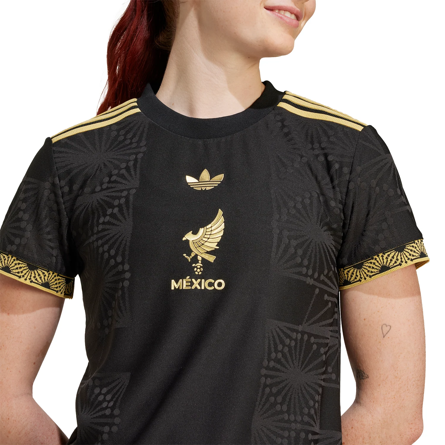 adidas Mexico 2025 Women's México de Oro Short Sleeve Match Jersey - Image 5