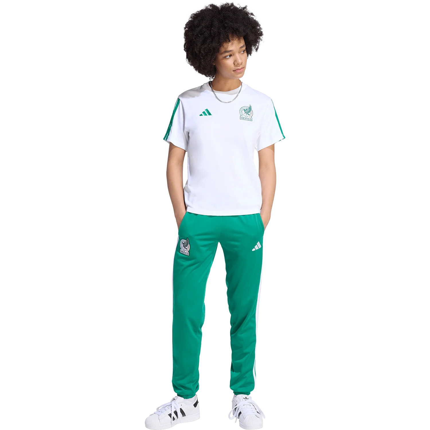 adidas Mexico Women’s DNA Track Pants - Image 4