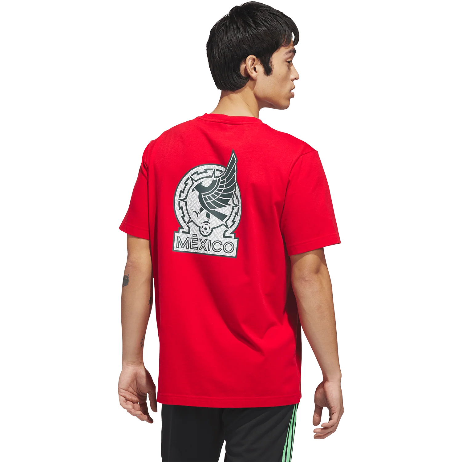 adidas Mexico Men's Away Hook Tee - Image 5