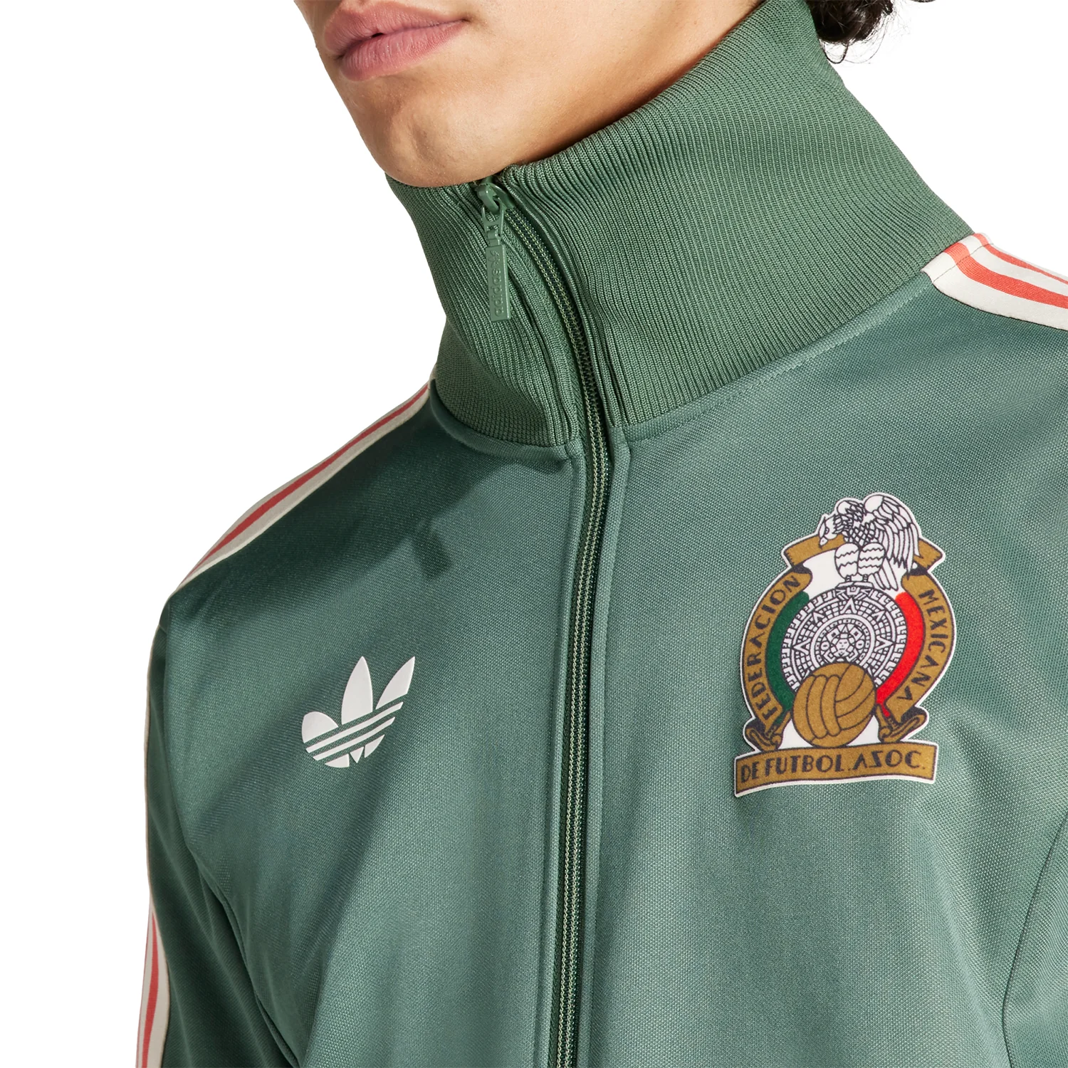 adidas Mexico Men's Beckenbauer Full Zip Track Top - Image 4