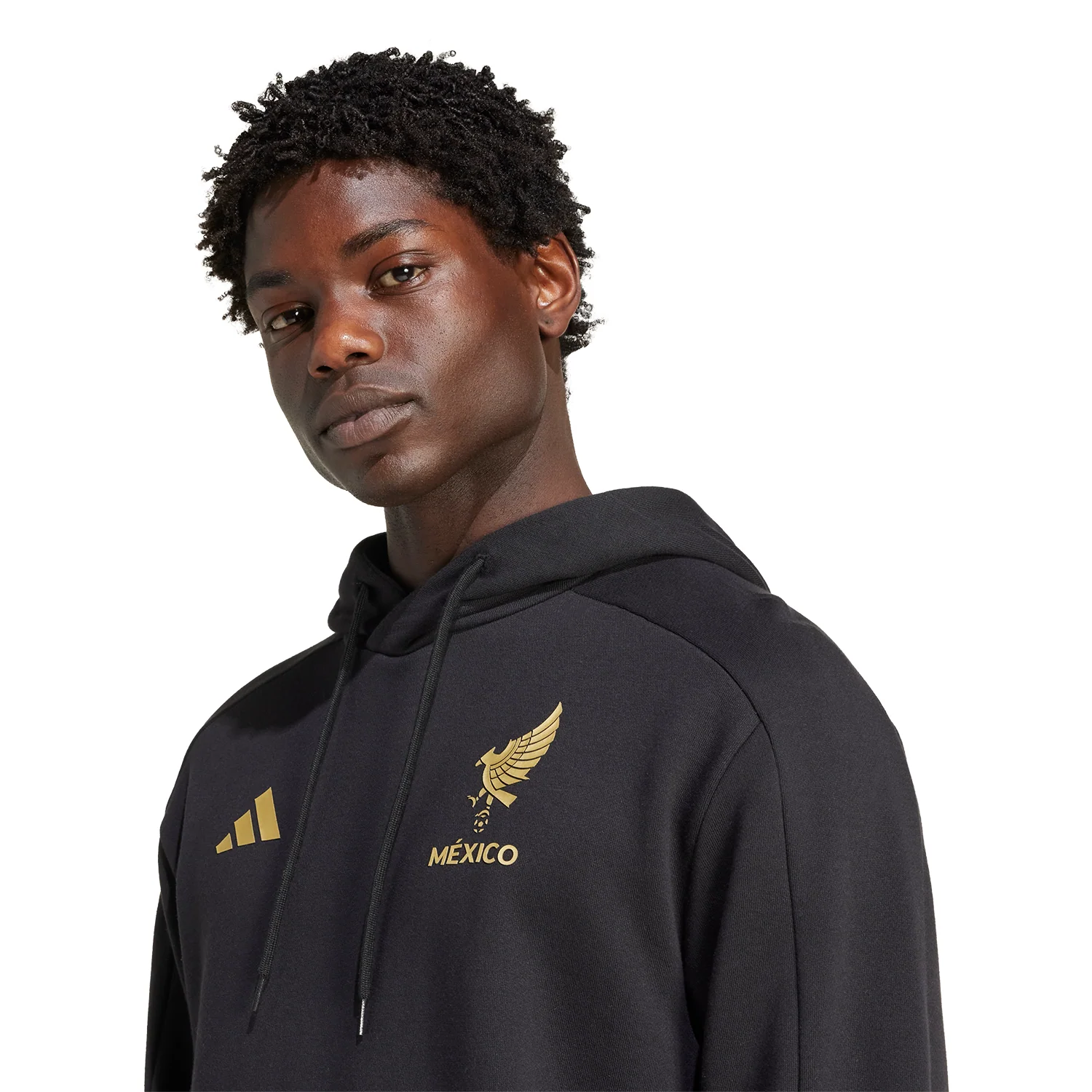 adidas Mexico Men's México de Oro DNA Hoodie - Image 4