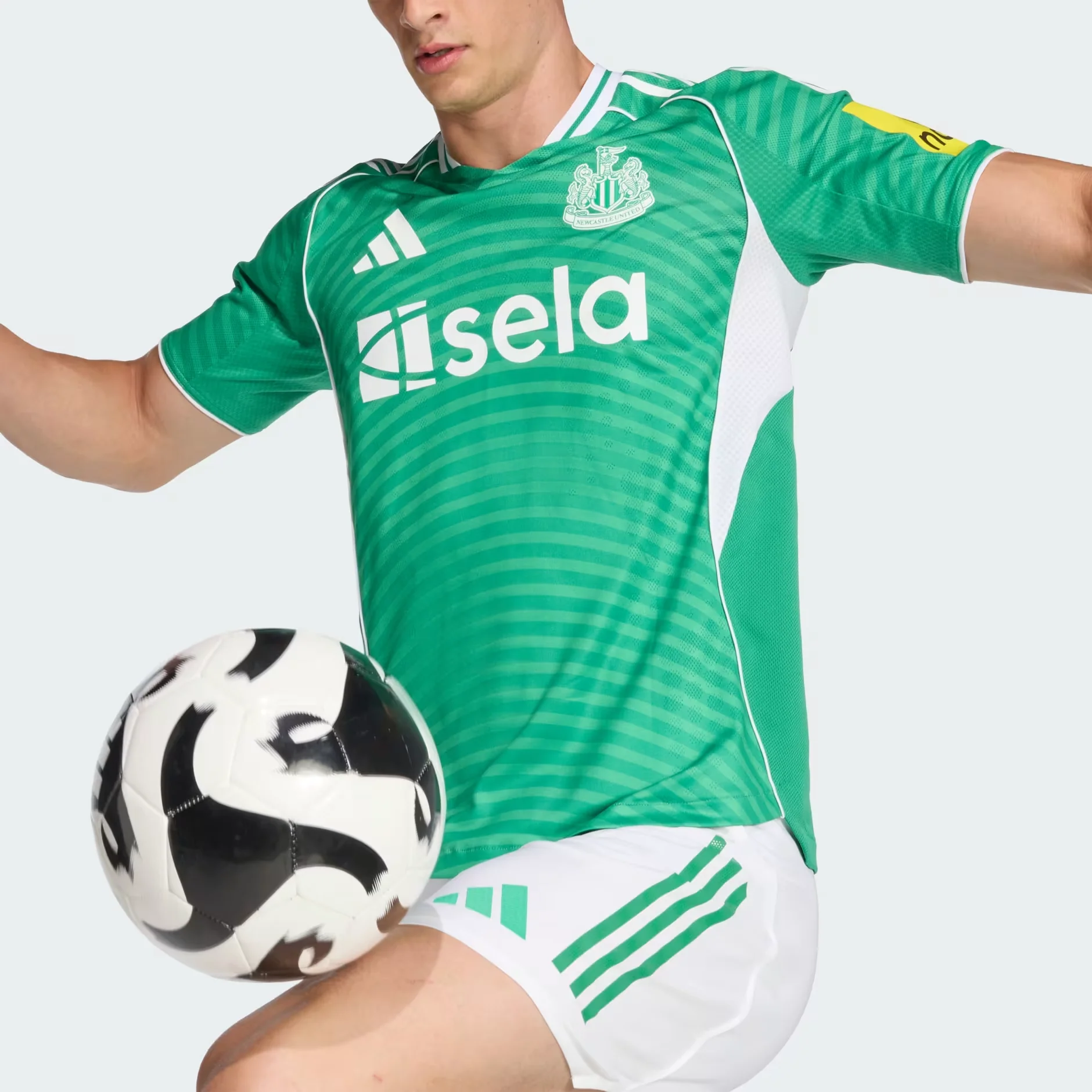 adidas Newcastle United 2025-26 Men's Away Authentic Match Jersey - Image 3