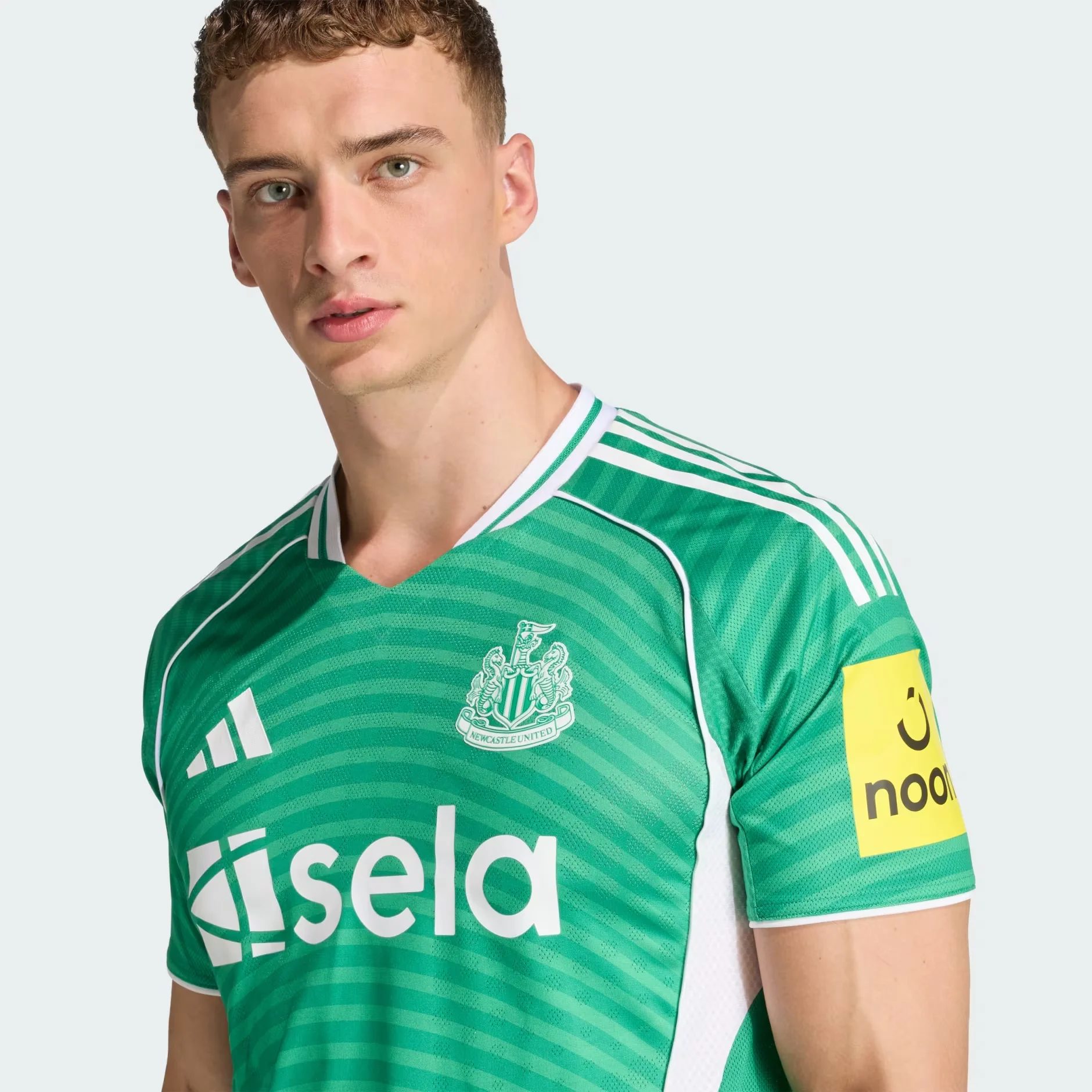 adidas Newcastle United 2025-26 Men's Away Authentic Match Jersey - Image 4
