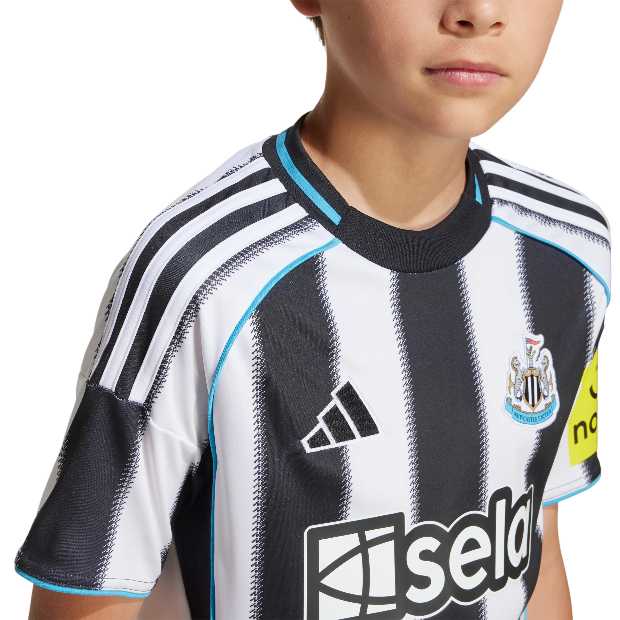 adidas Newcastle United 2025-26 Youth Home Stadium Jersey - Image 5