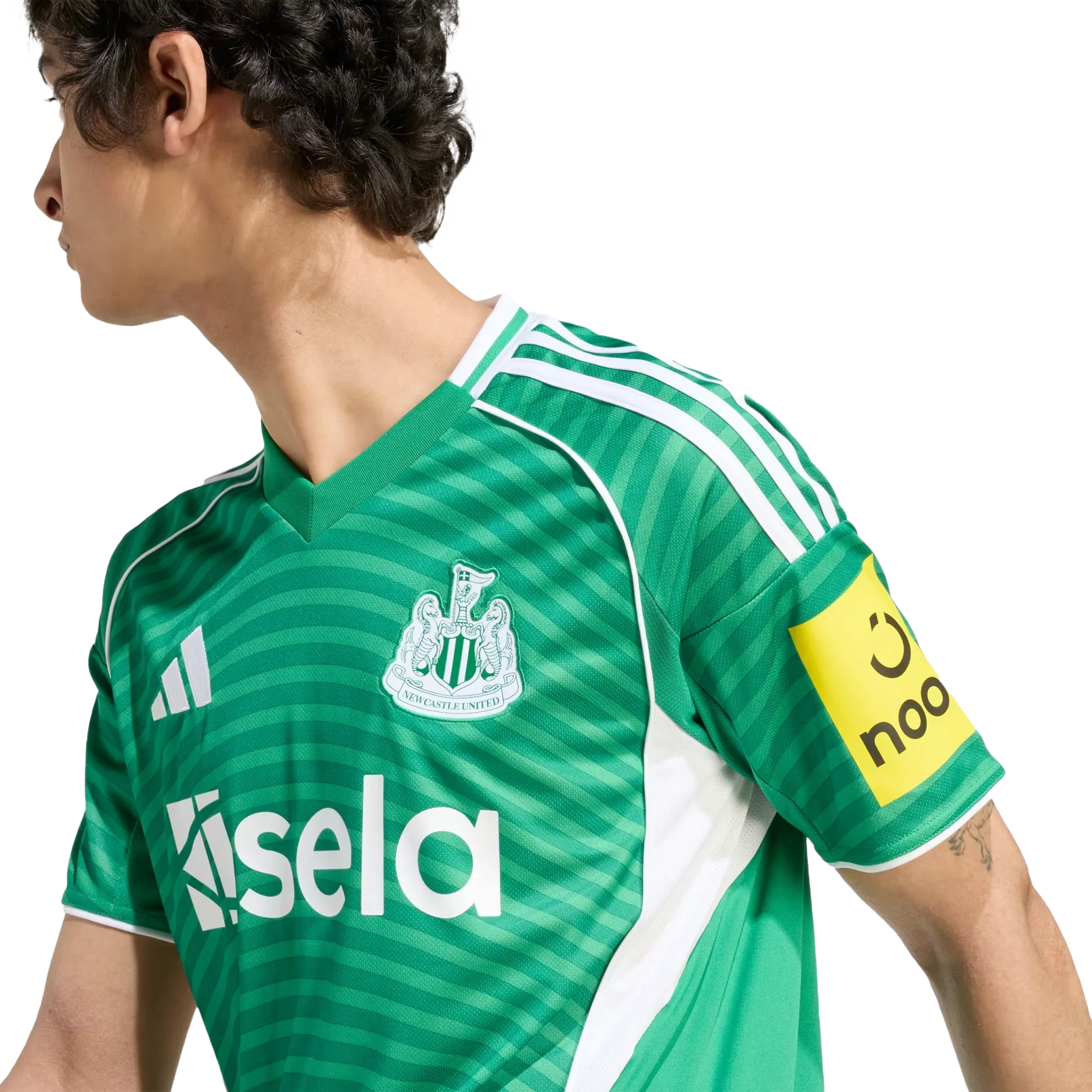 adidas Newcastle United FC 2025-26 Men's Away Stadium Jersey - Image 3