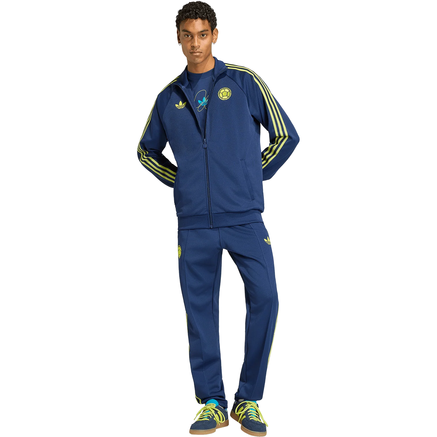 adidas Originals Colombia Men's Full-Zip Track Jacket - Image 5