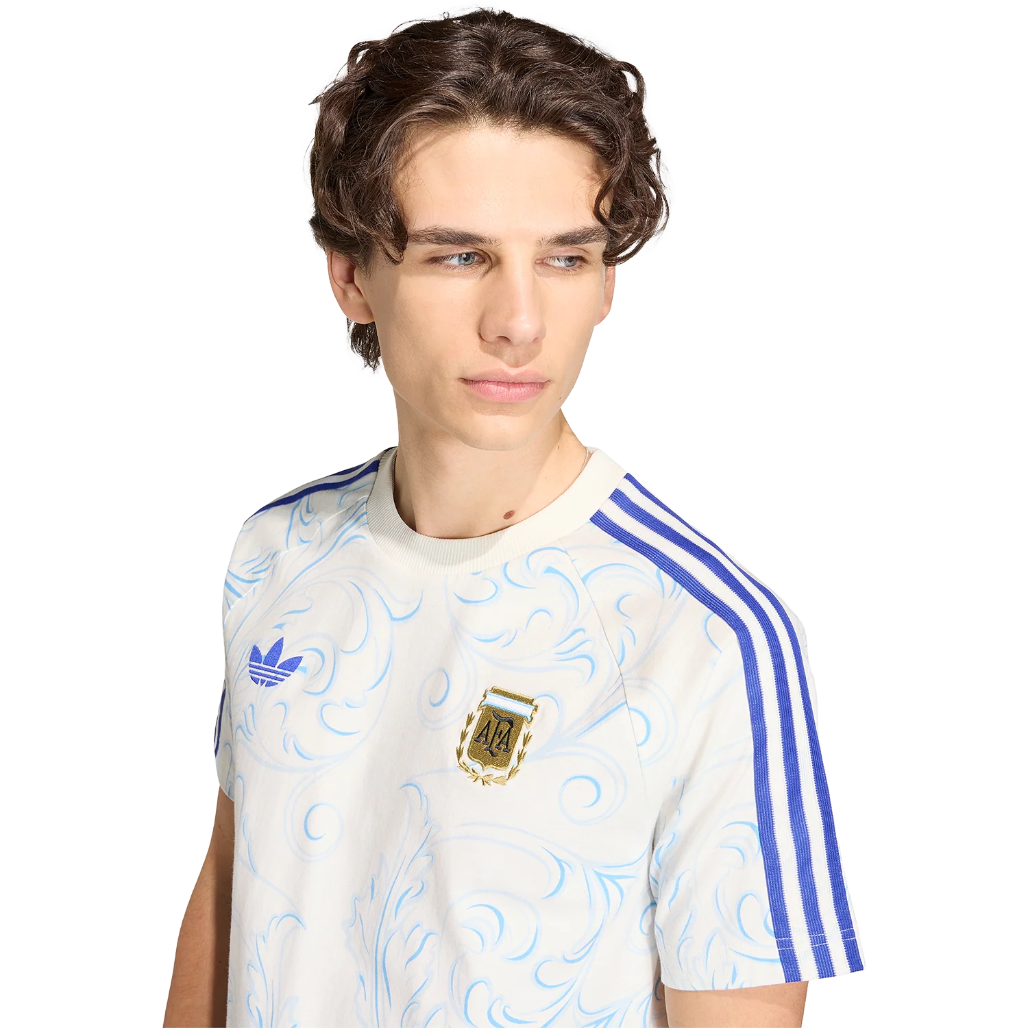 adidas Originals Men's Argentina All Over Print Tee - Image 5