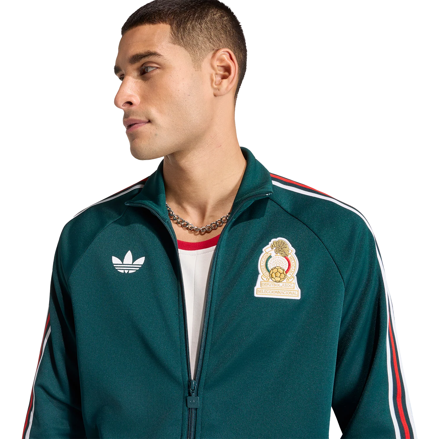 adidas Originals Mexico Men's Full-Zip Track Jacket - Image 5
