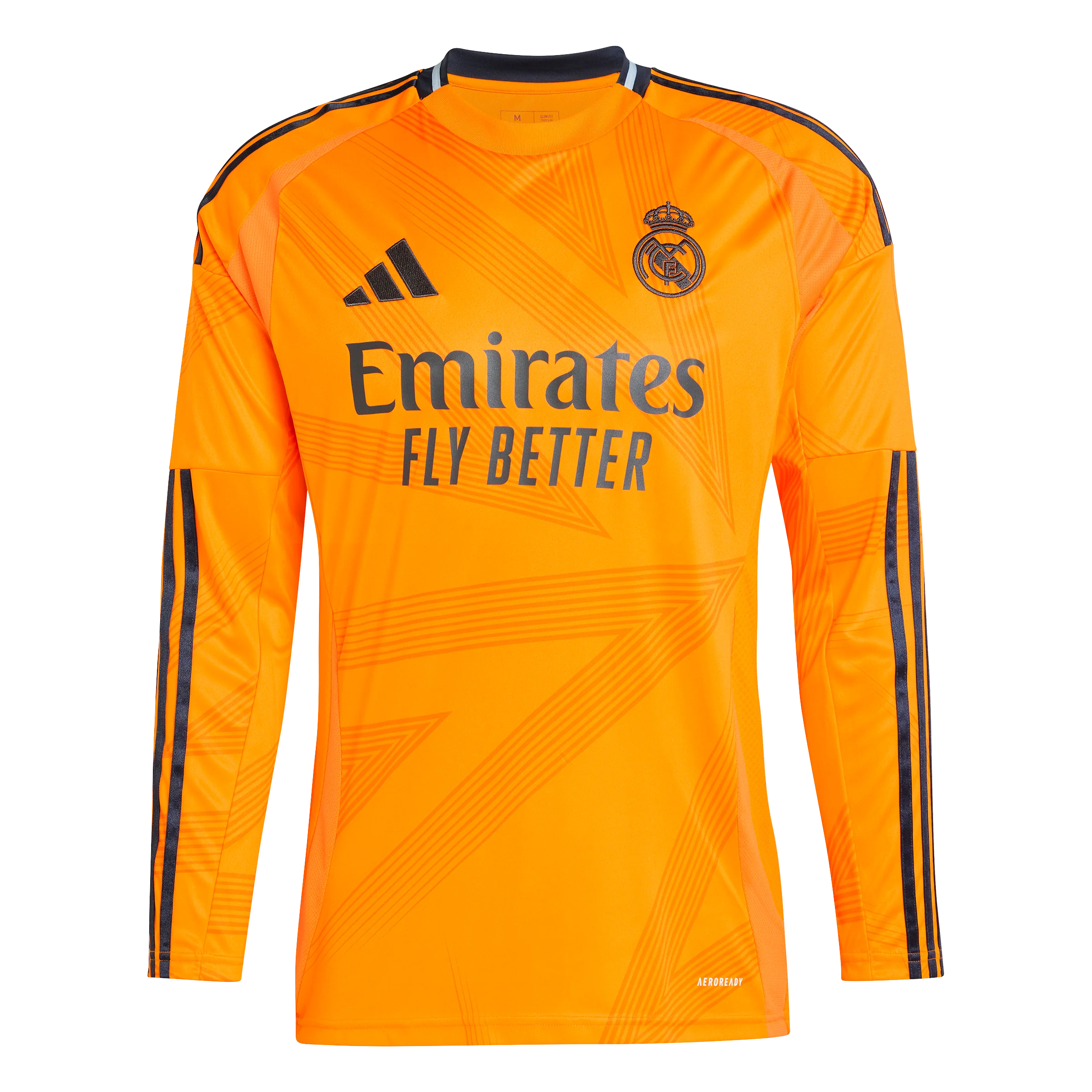 adidas Real Madrid 2024-25 Men's Long Sleeve Away Stadium Jersey